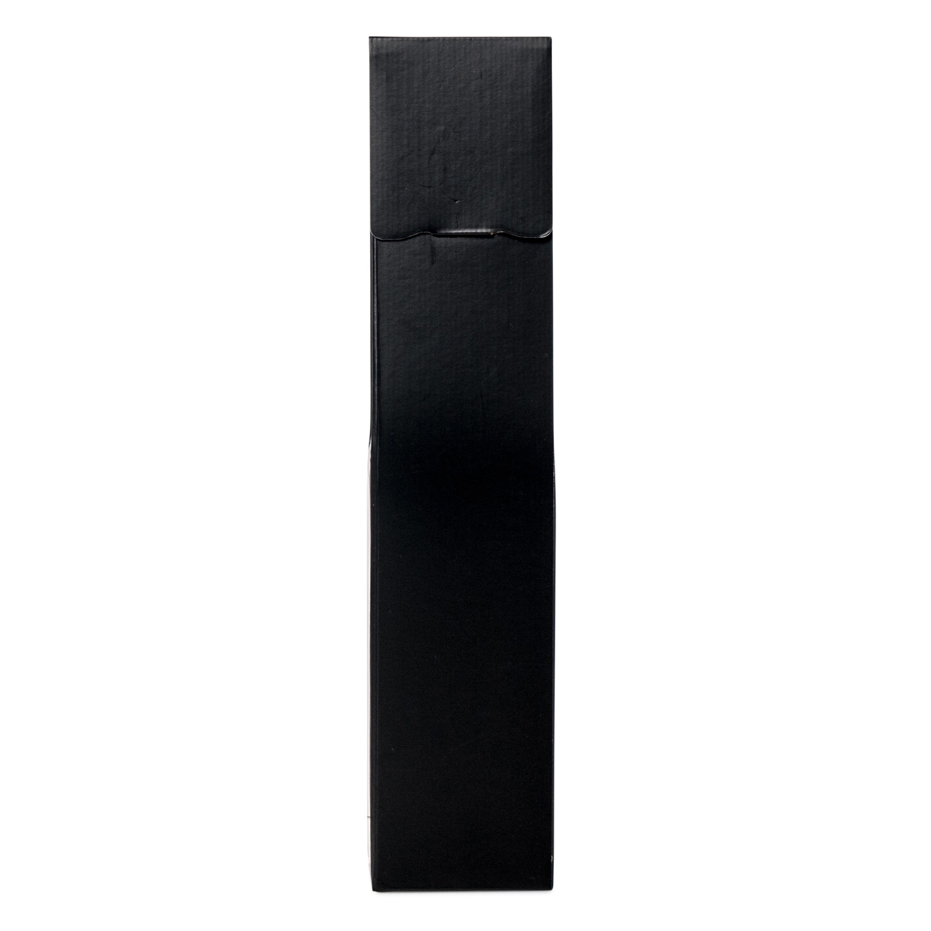 1 Bottle Gable Top Wine Box - Gloss Black
