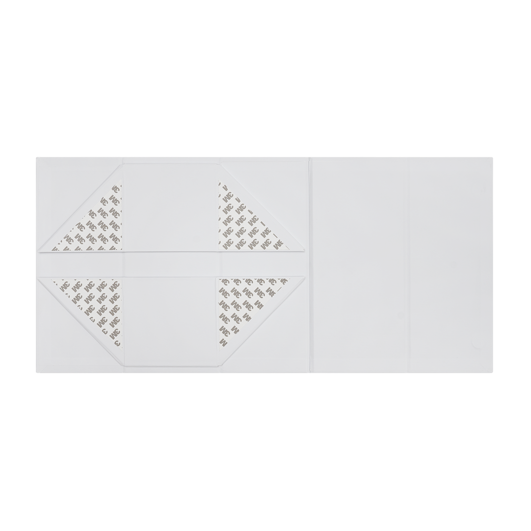 Gift Box, Spirit Bottle Emboss Magnetic Closure 255x110x110mm, Matt White - Sample