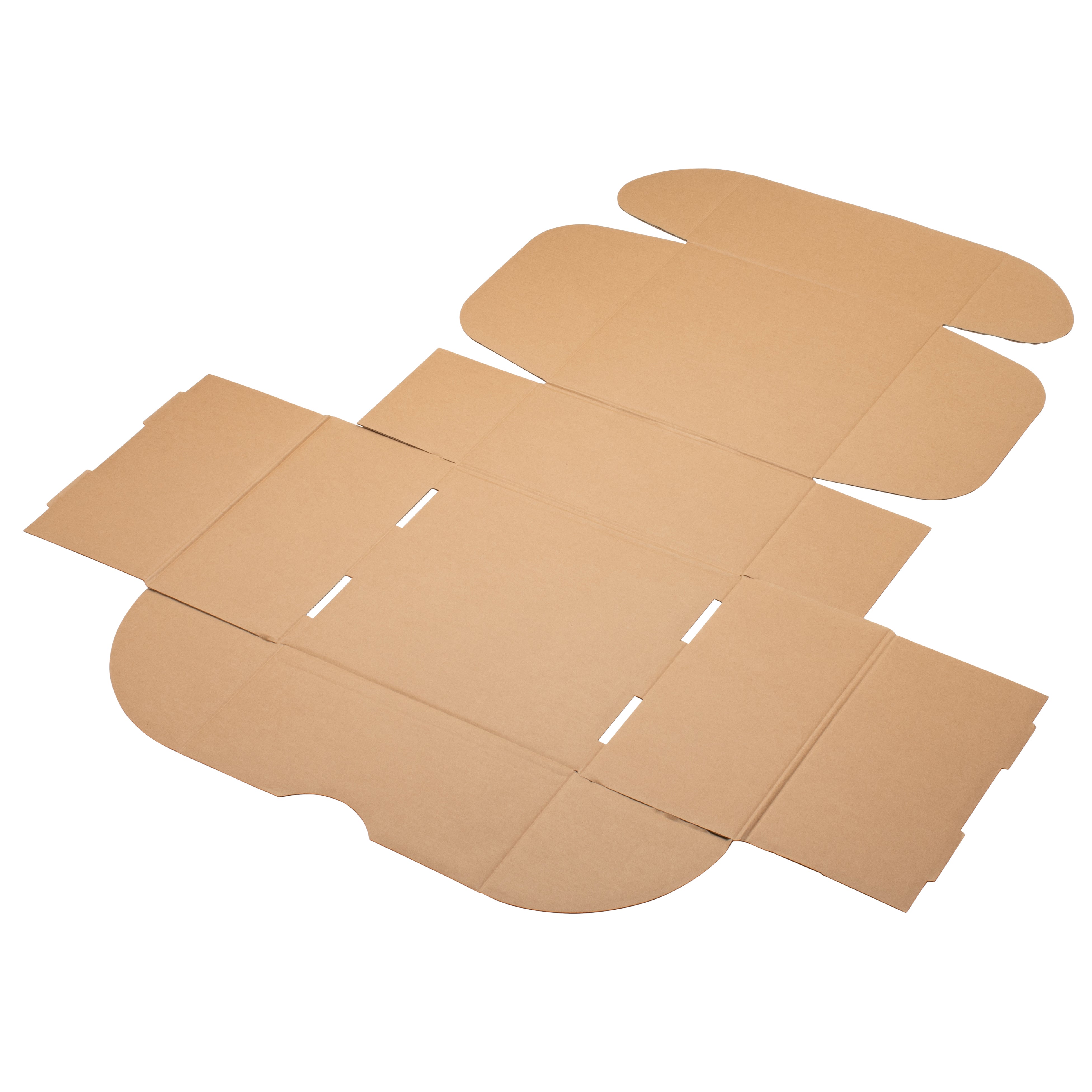 Postage Shipper Box – Hamilton 3 Rectangle - Kraft - Sample