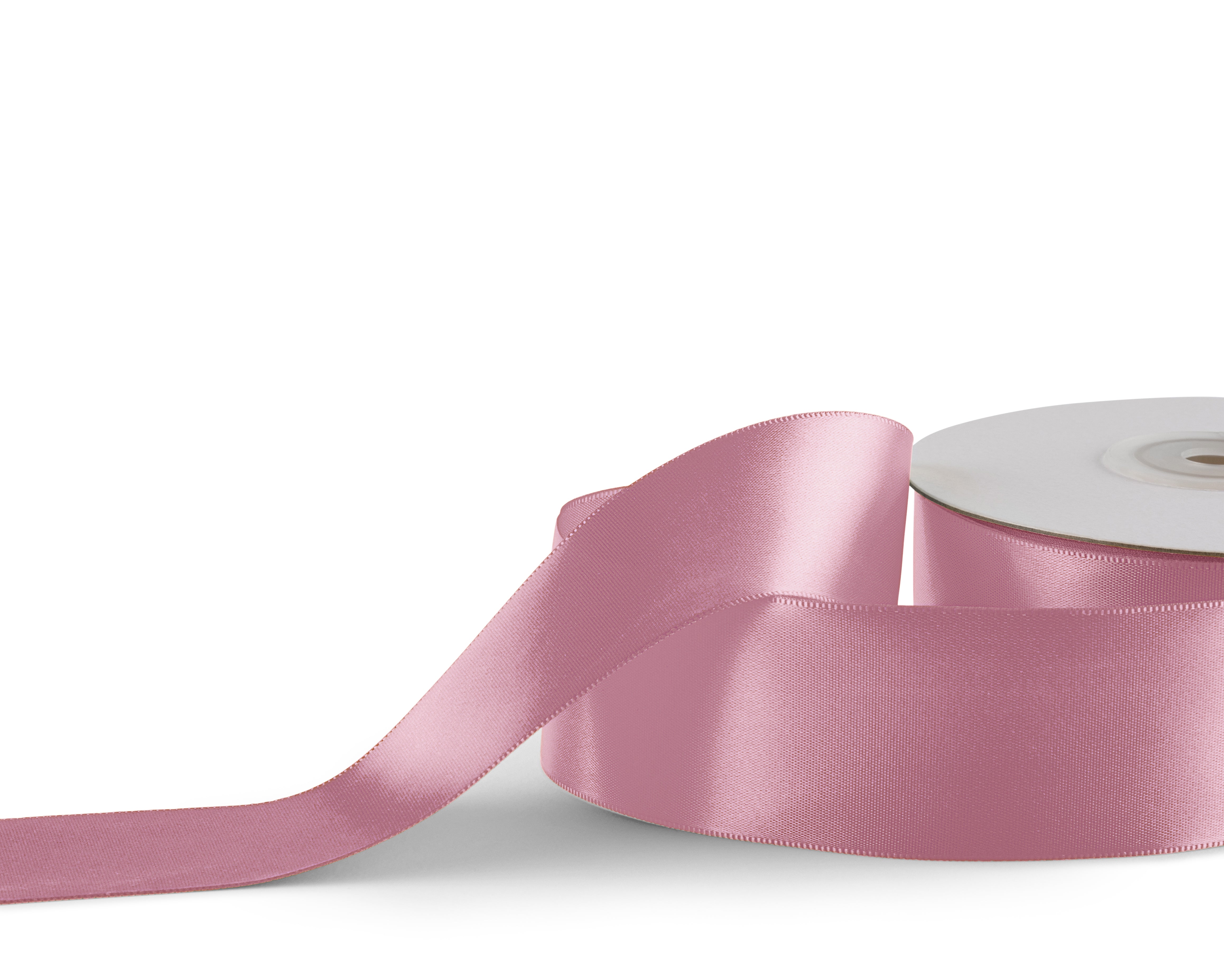 Premium single faced Satin Ribbon 38mm x 30m - Soft Pink