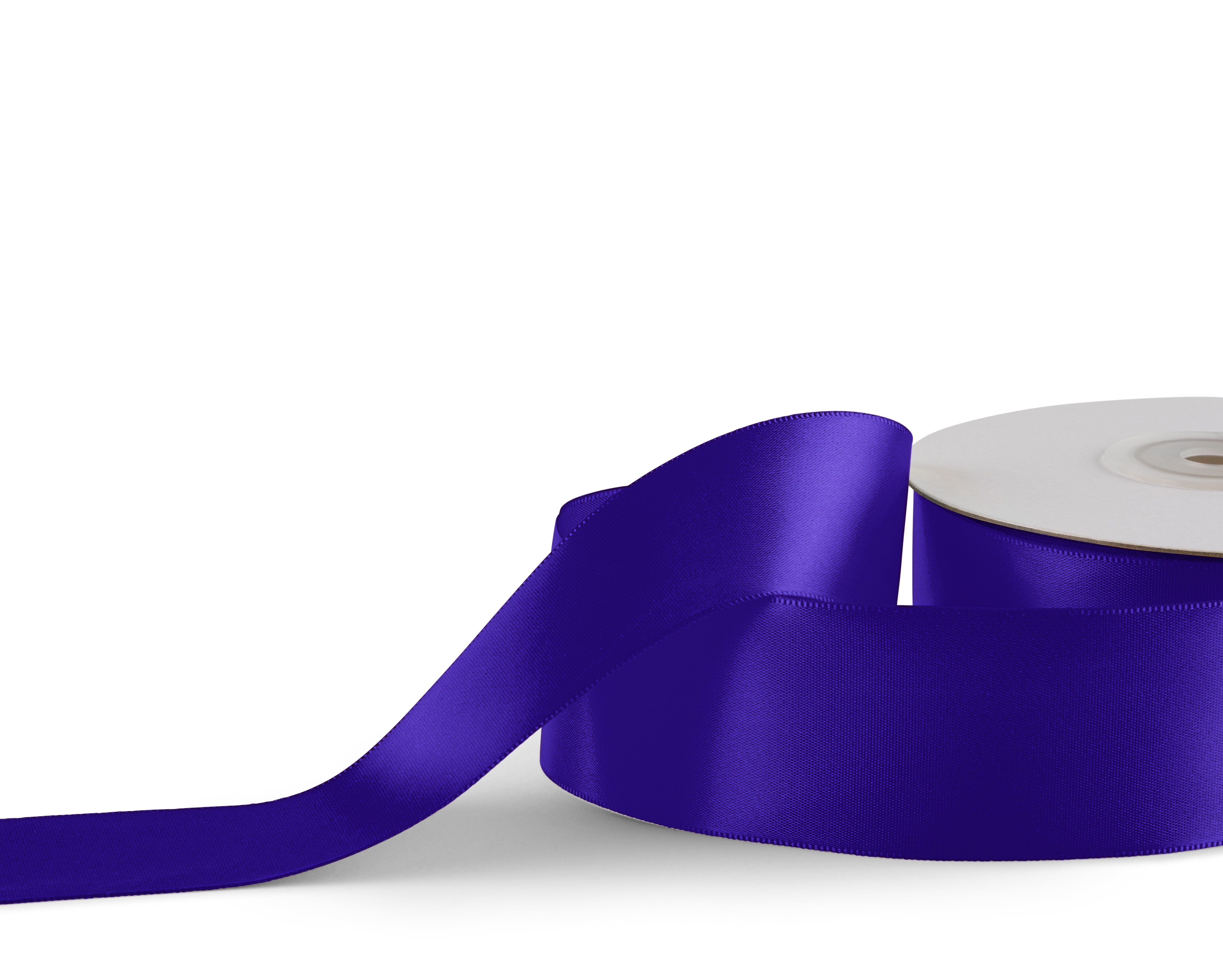 Premium single faced Satin Ribbon 38mm x 30m - Purple