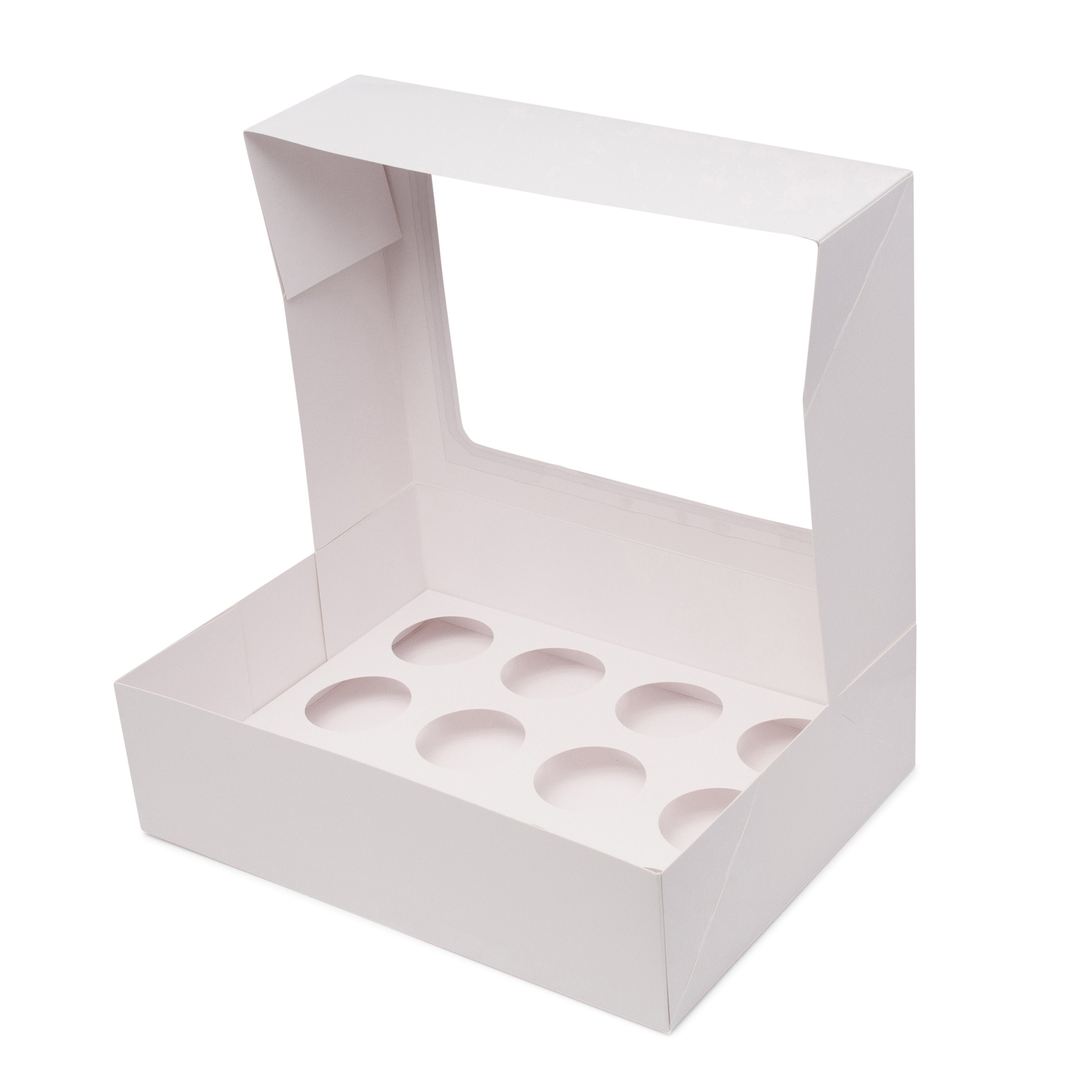 12 Cupcake Box - Gloss White