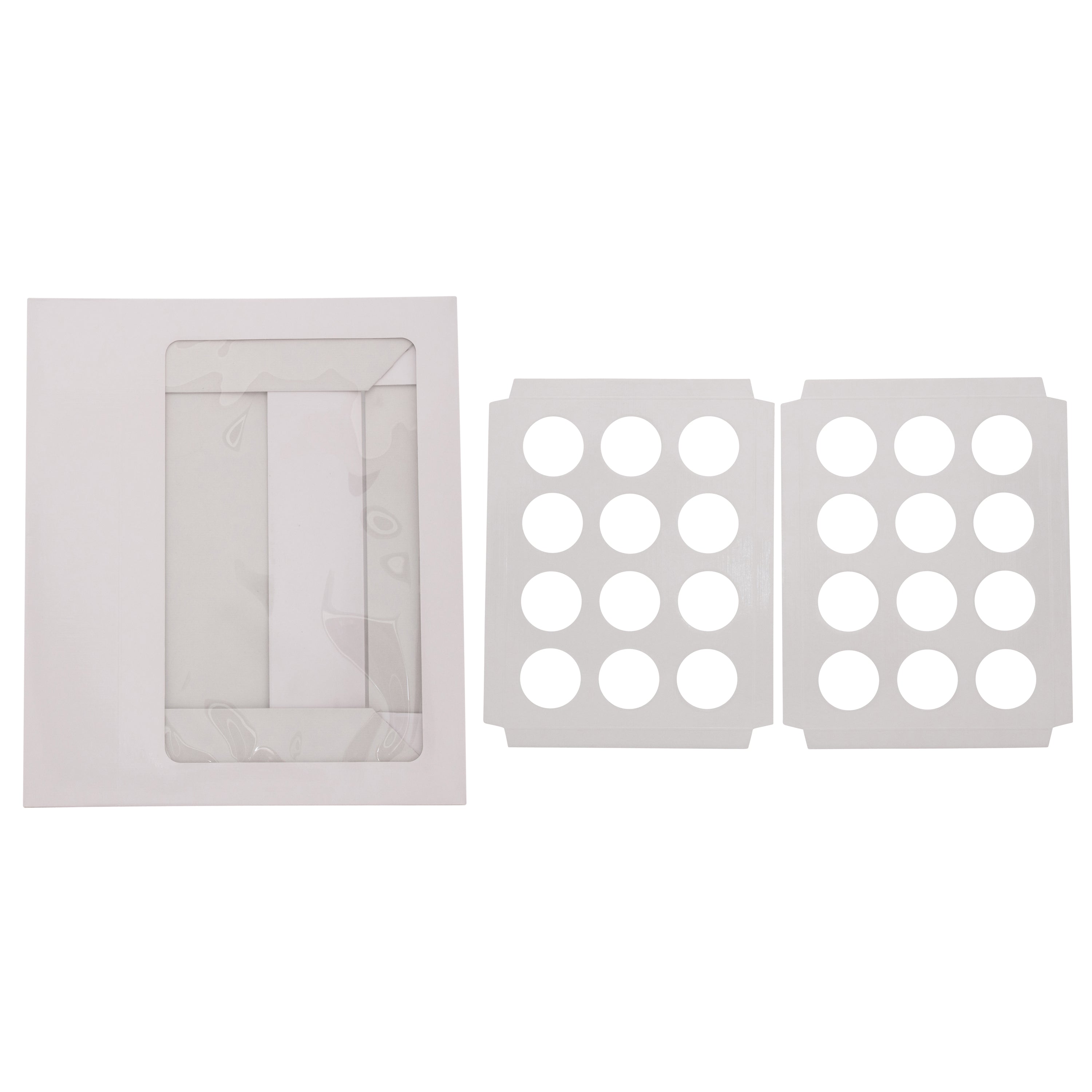 24 Cupcake Box - Gloss White - Sample