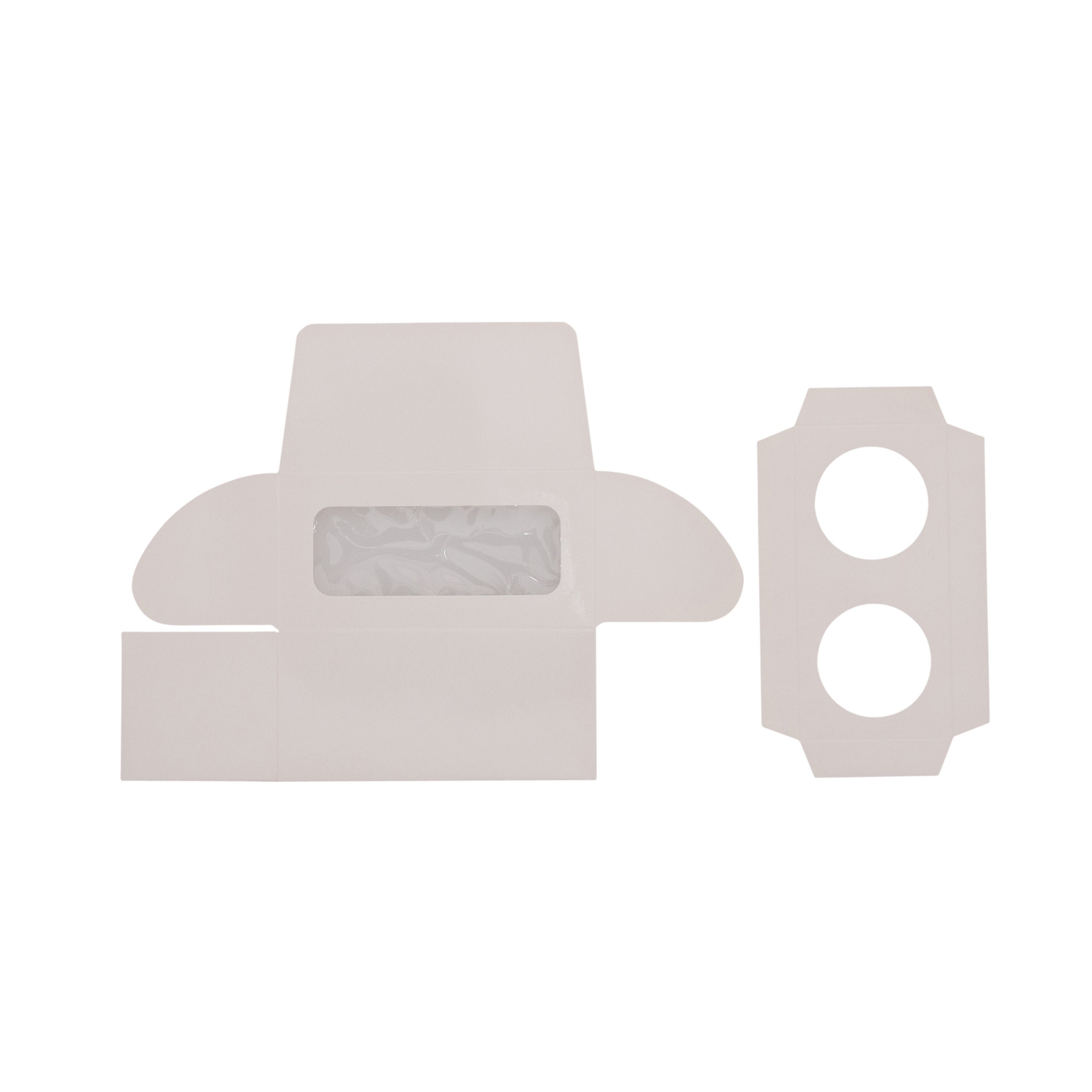 Two Cupcake Box - Gloss White
