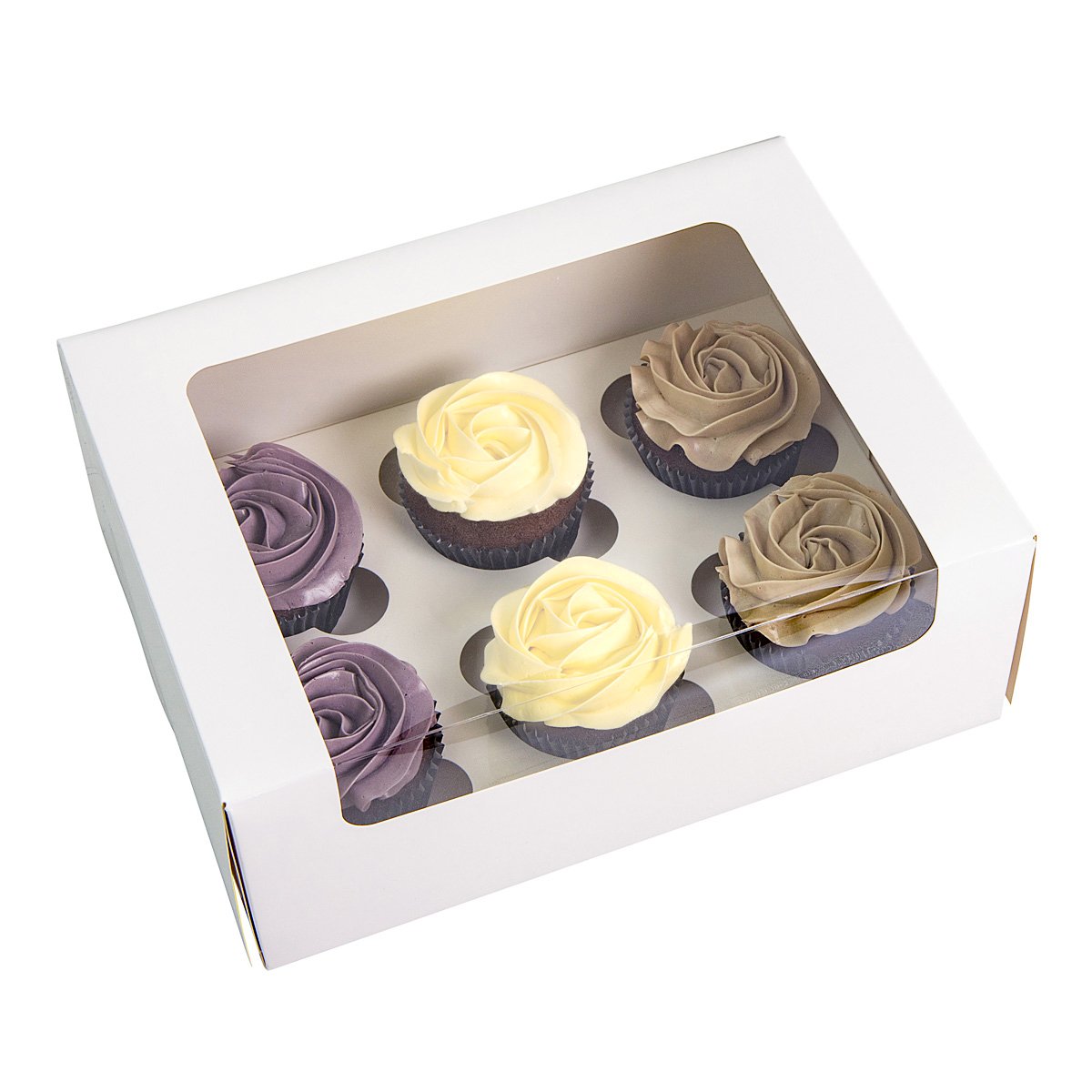 12 Mini Cupcake Box L’Artisan - Gloss White