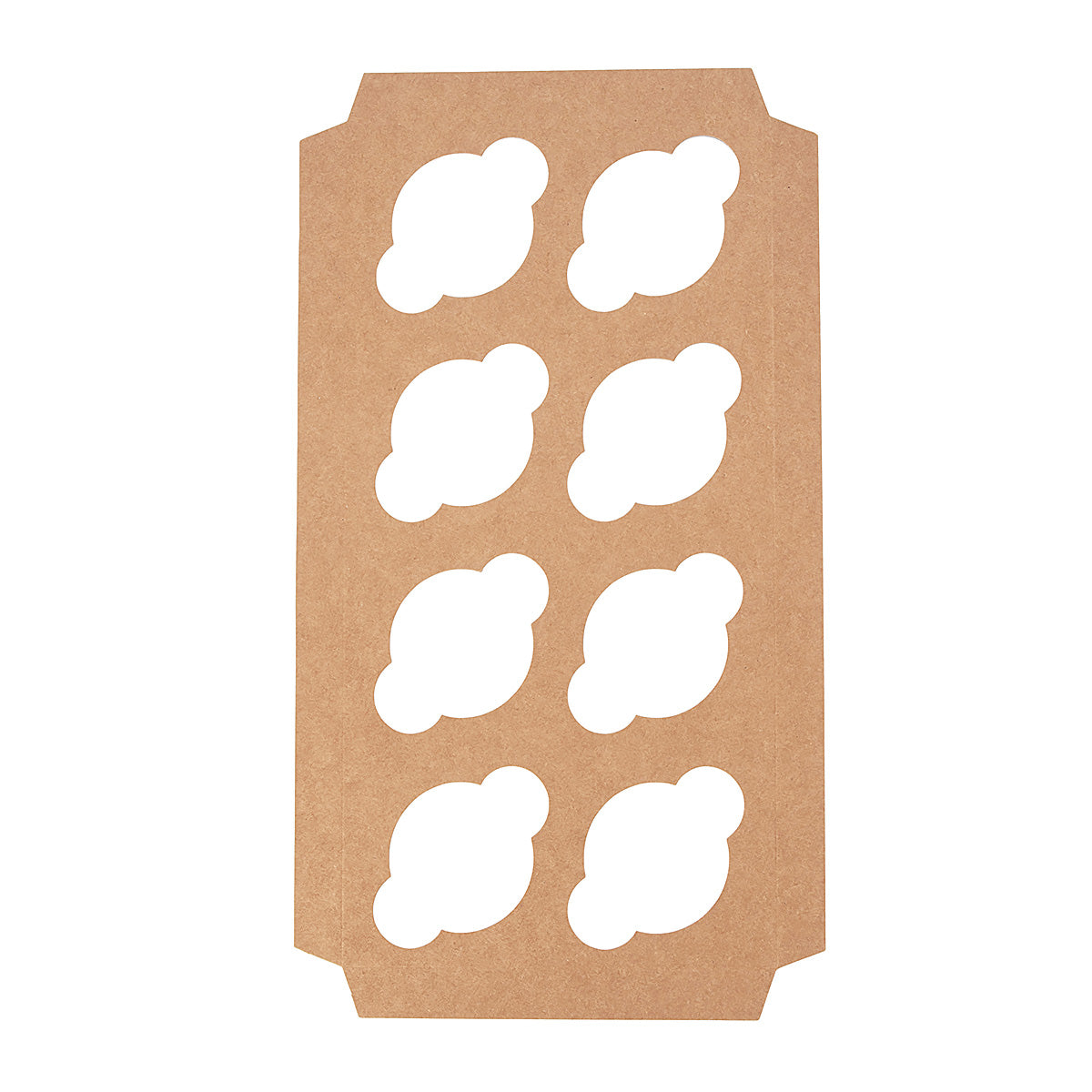 8 Cupcake Gift Shipper Box - Kraft