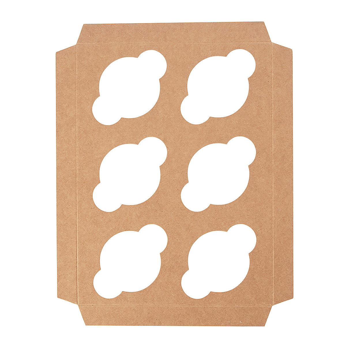6 Cupcake Gift Shipper Box - Kraft