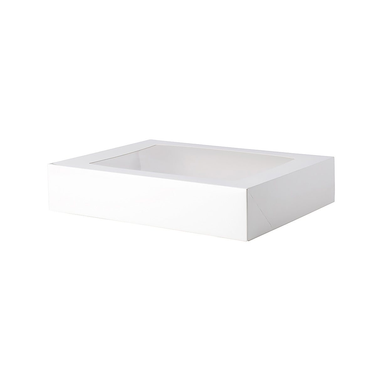 Cake & 12 Donut Window Box - White Gloss Artcard