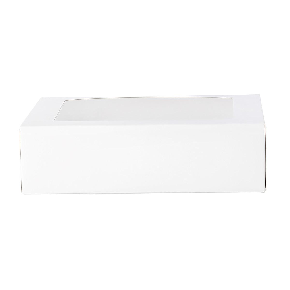 Cake & 6 Donut Window Box - White Gloss Artcard