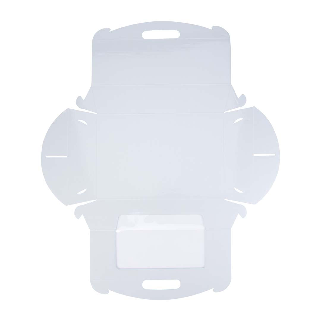 Catering Hamper Carry Box - Window - Large - Gloss White