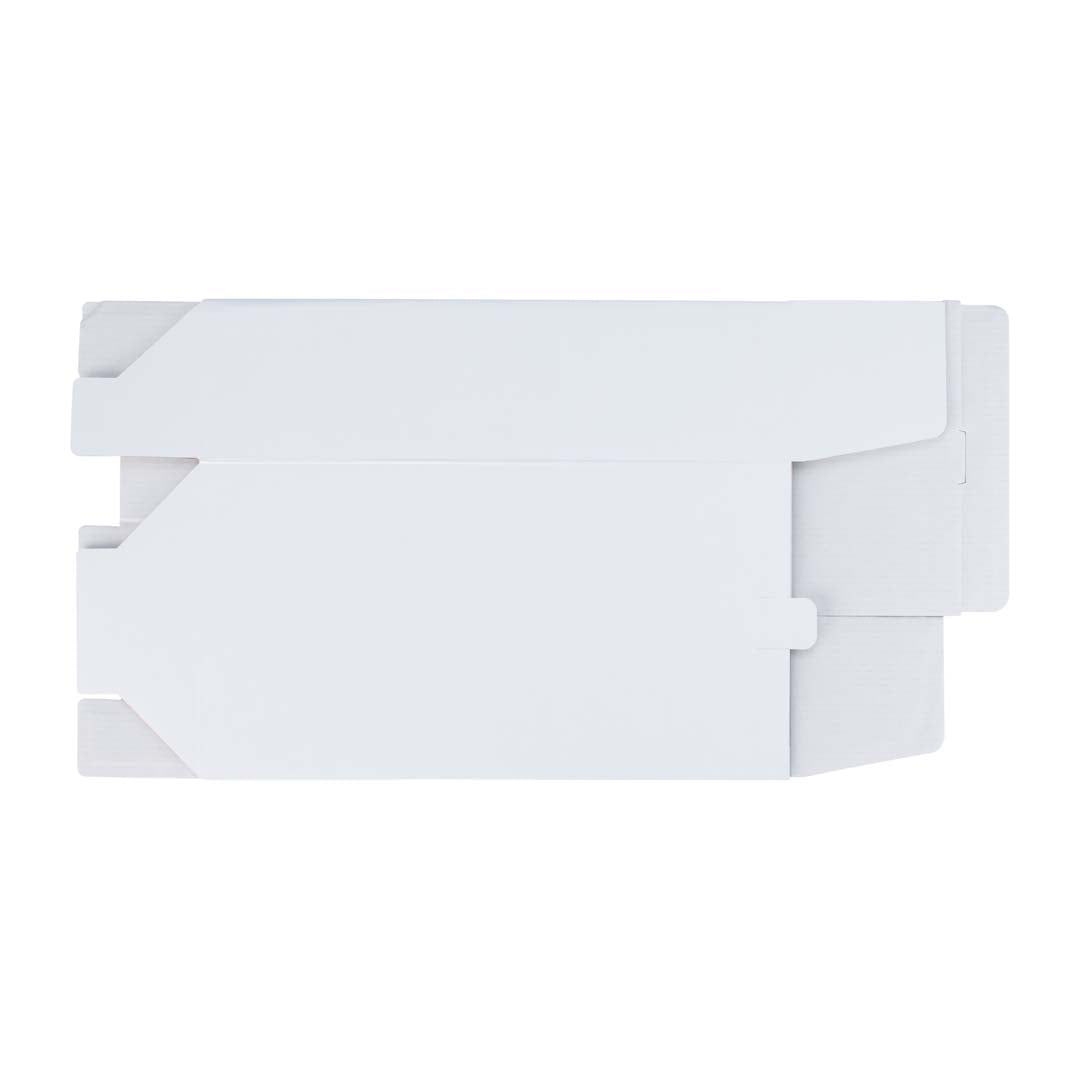 2 Bottle Wine Postage Box - Matt White