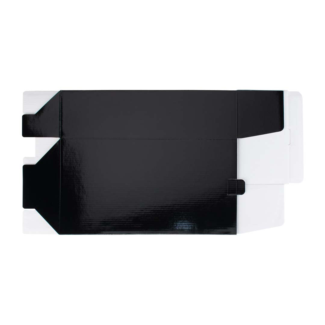 2 Bottle Wine Postage Box - Matt Black