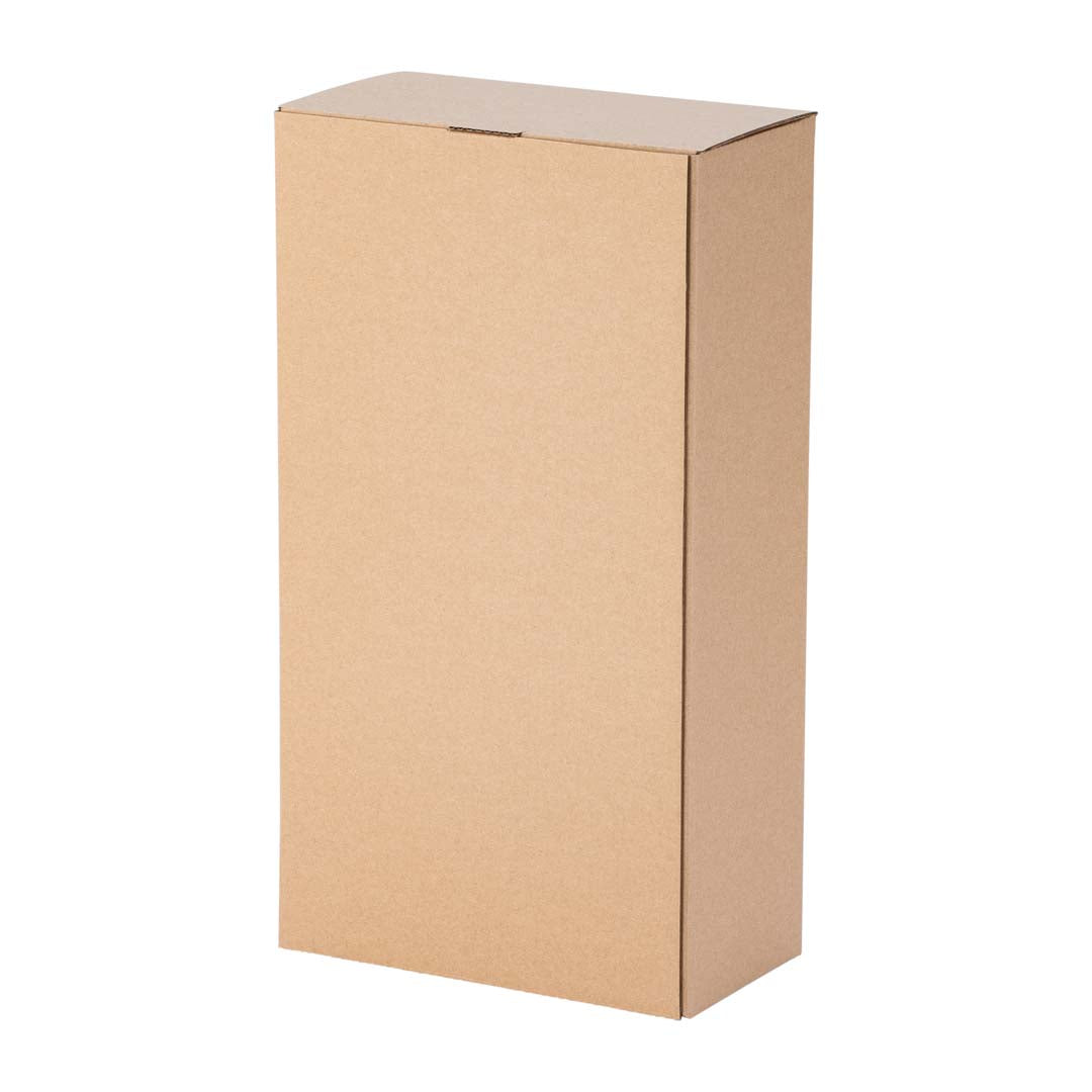 2 Bottle Wine Postage Box - Kraft