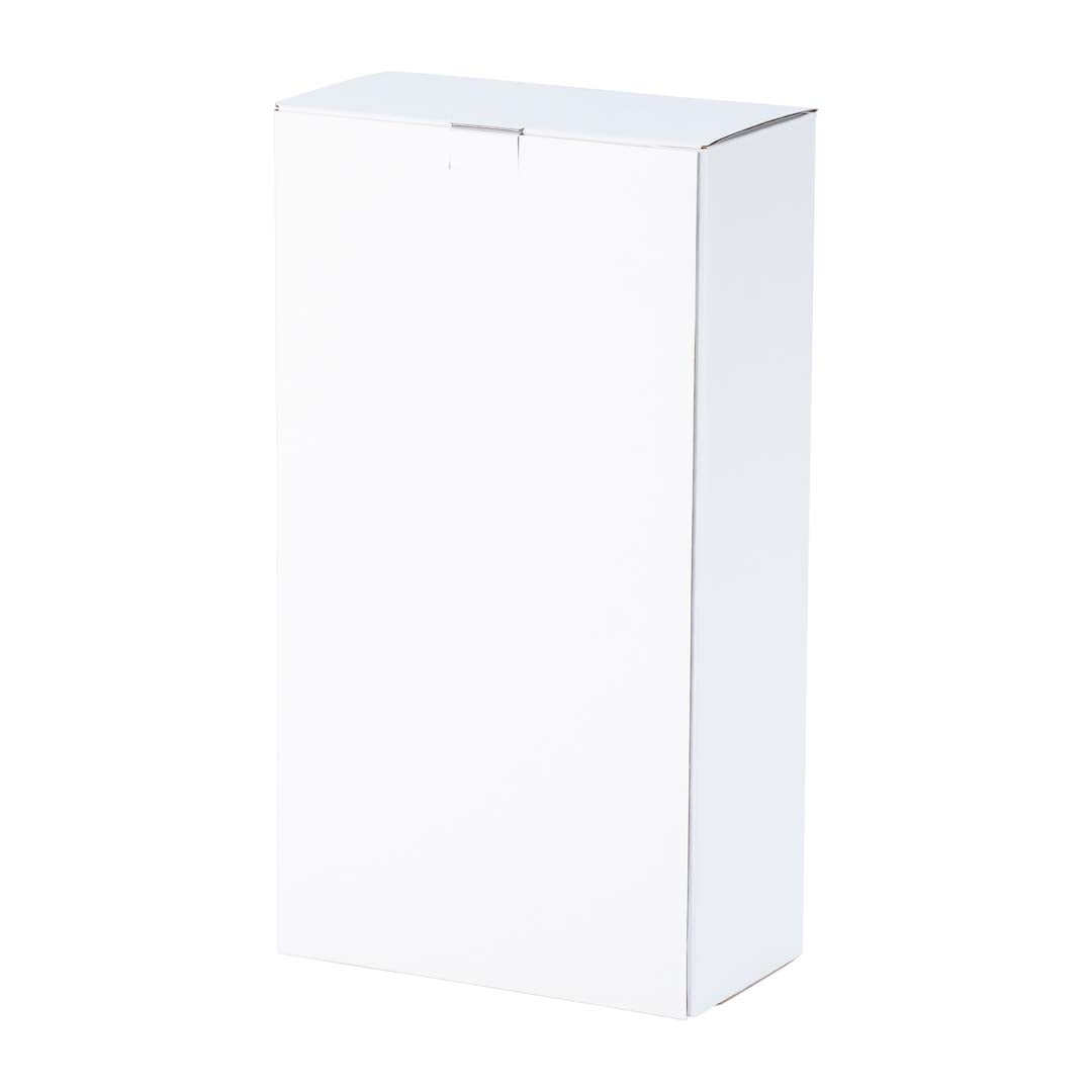 2 Bottle Wine Postage Box - Matt White
