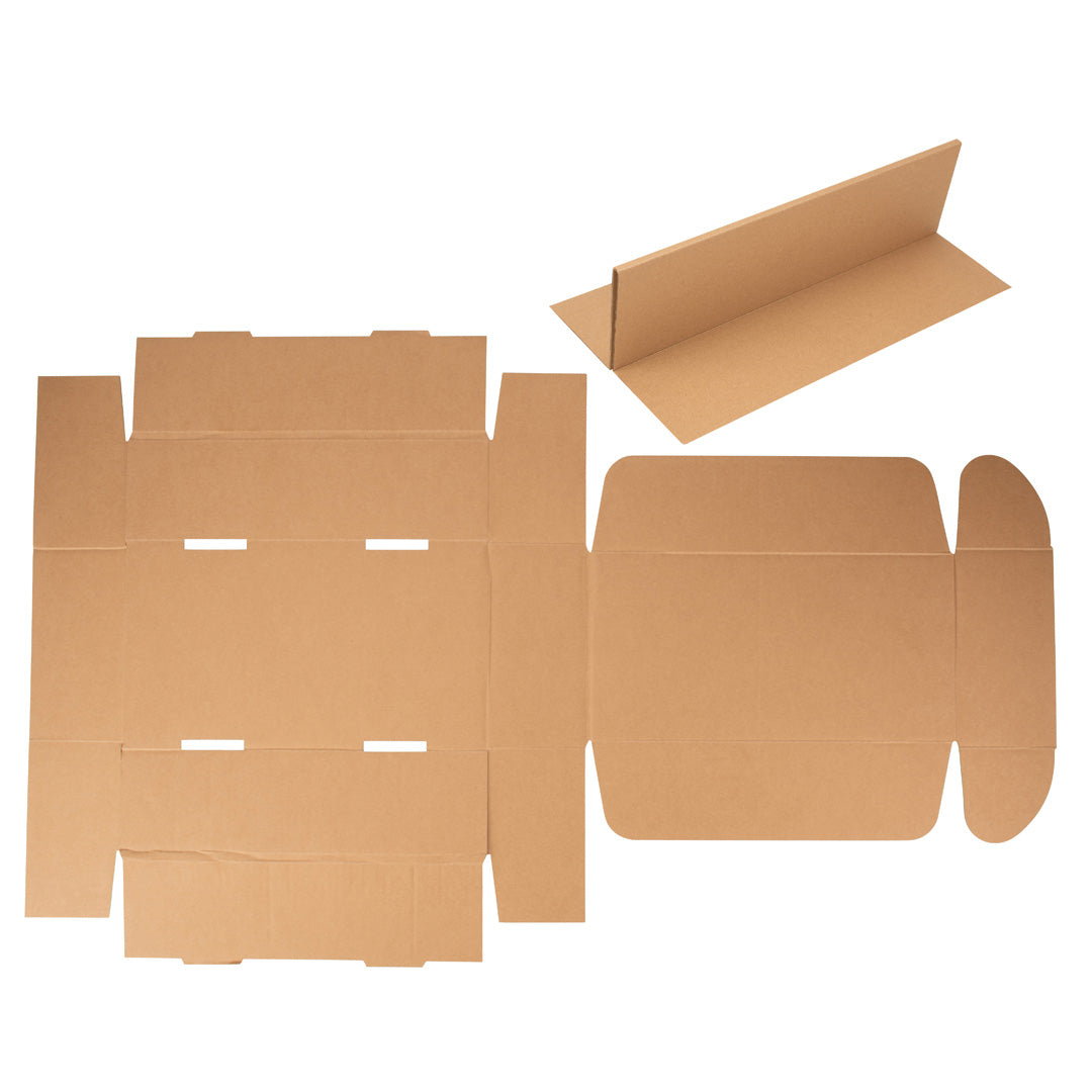 2 Bottle Shipper Box with Divider - Kraft