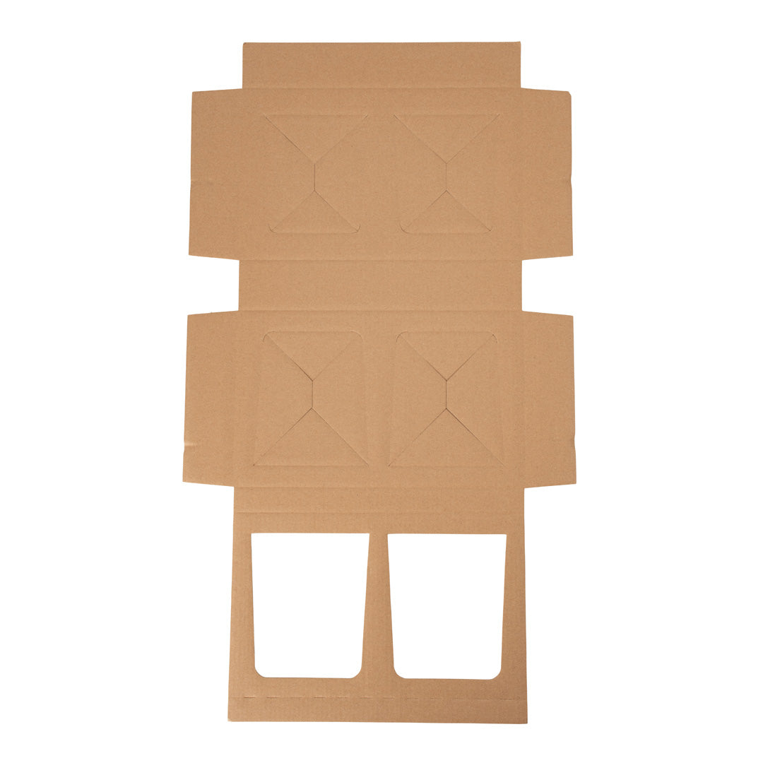 Gift Shipper Box – Candle Jar - Large Rectangle with Insert - Kraft