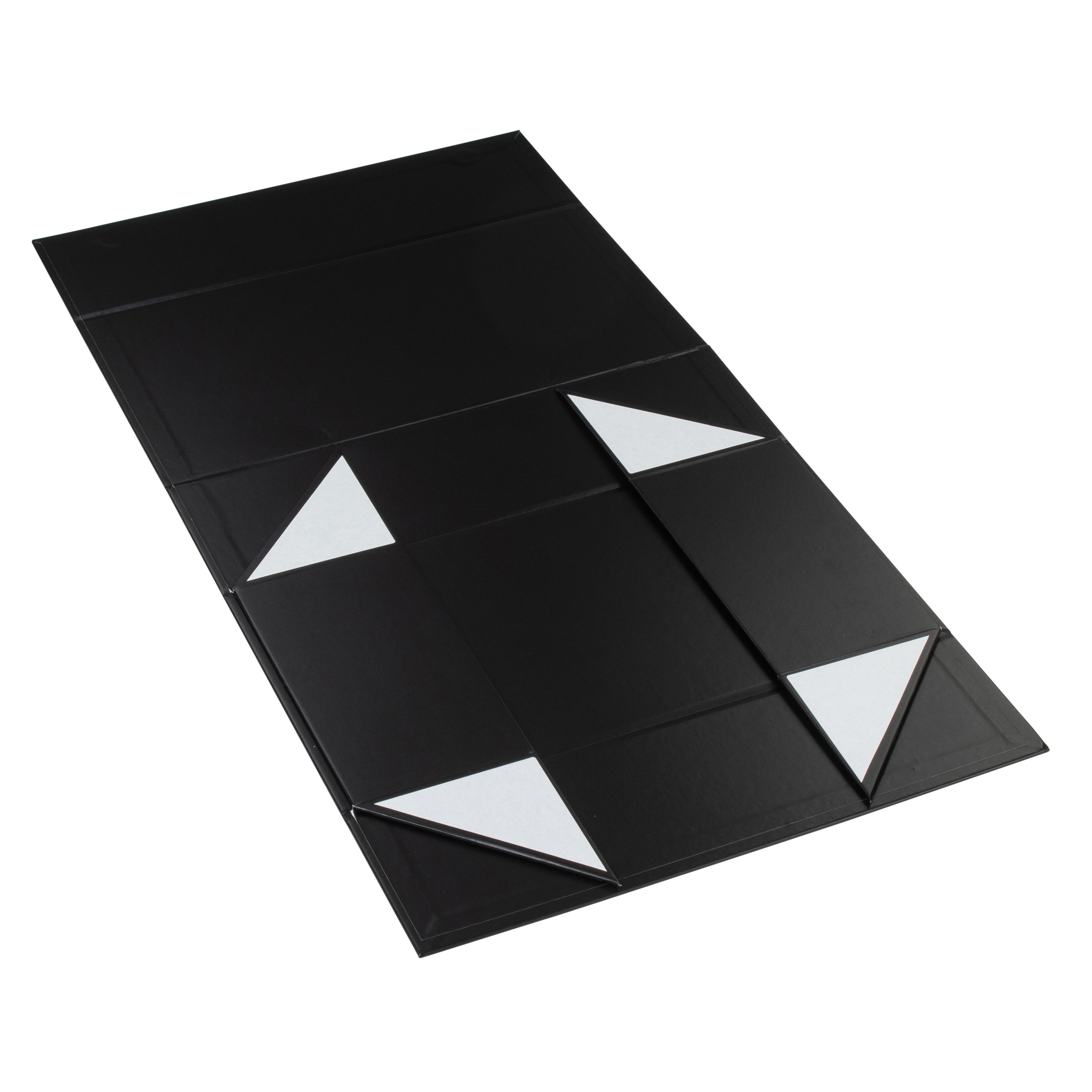 Hamper Box - Rectangle, Magnetic Closure Medium, Matt Black