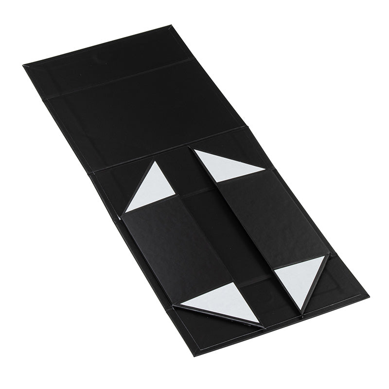 Gift Box - Rectangle Slim, 12 Macaron, Magnetic Closure, Matt Black