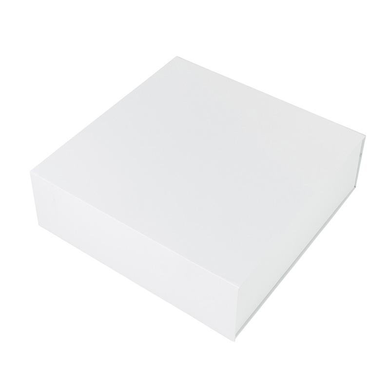 Gift Box Square Slim - Magnetic Closure Small, Matt White - Sample