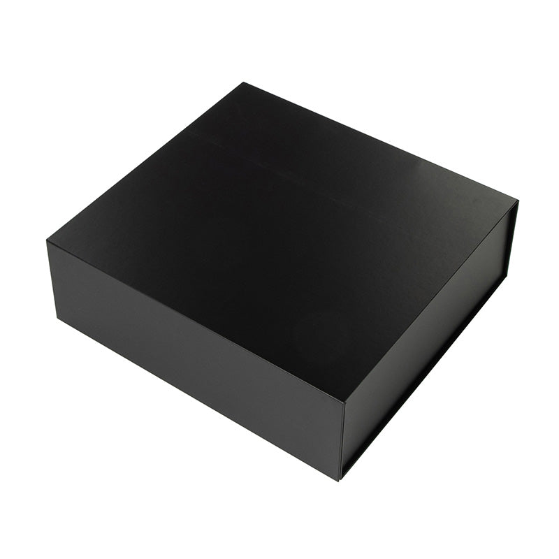 Hamper Box - Square, Magnetic Closure Large, Matt Black