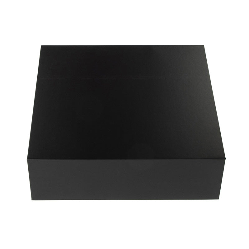 Hamper Box - Rectangle, Magnetic Closure Large, Matt Black