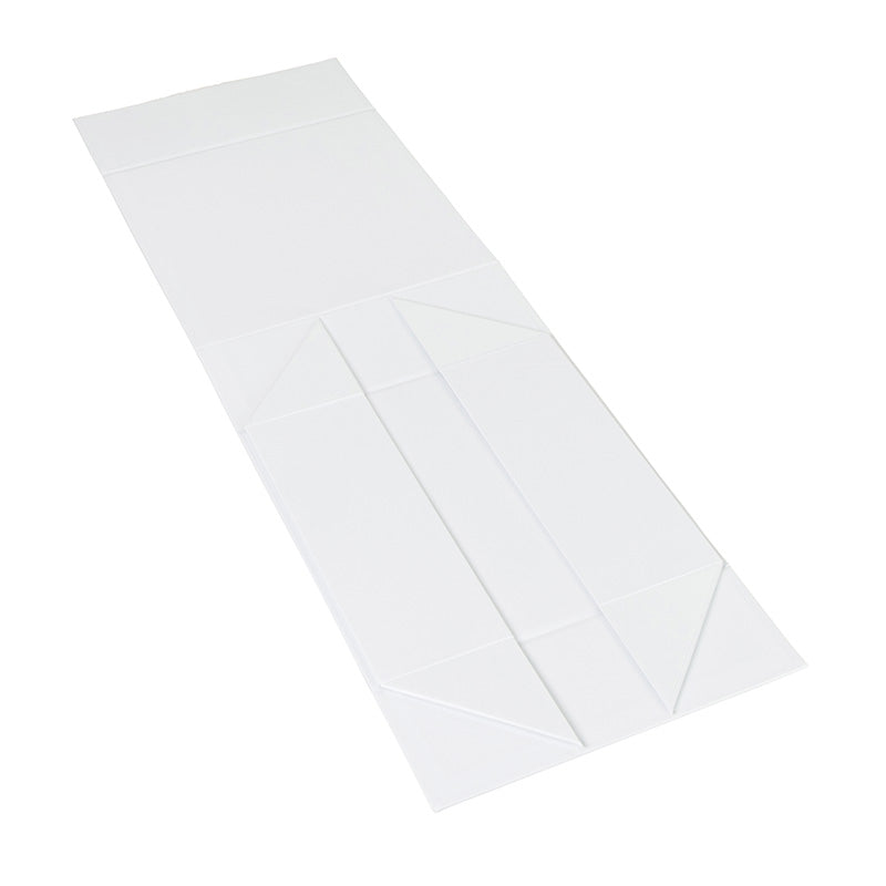 Hamper Box - Square, Magnetic Closure Large, Matt White