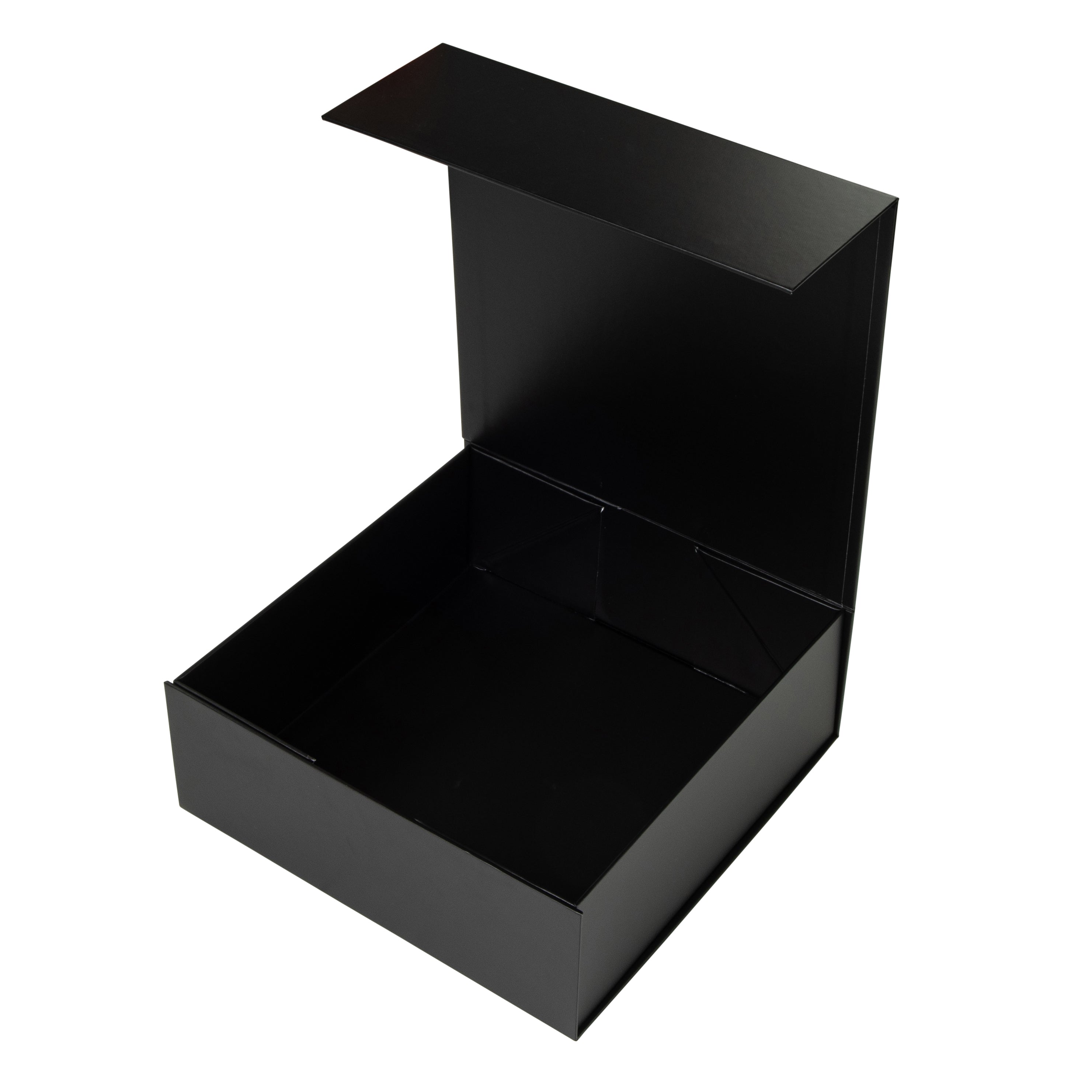 Hamper Box - Square, Magnetic Closure Small, Matt Black