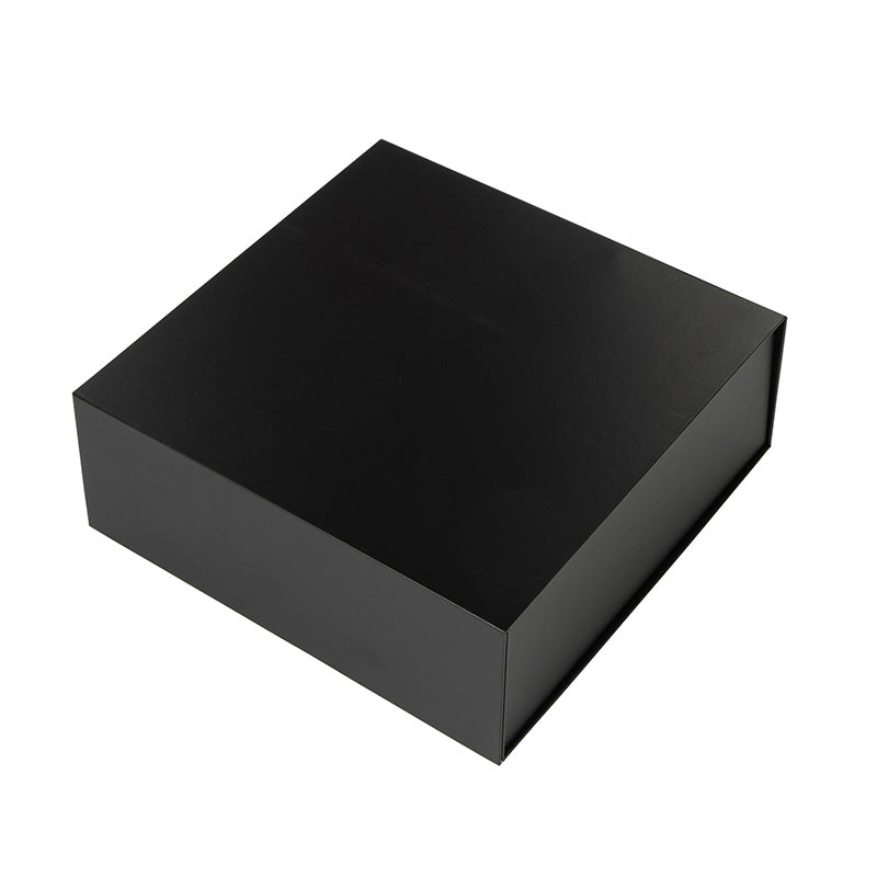 Hamper Box - Square, Magnetic Closure Small, Matt Black