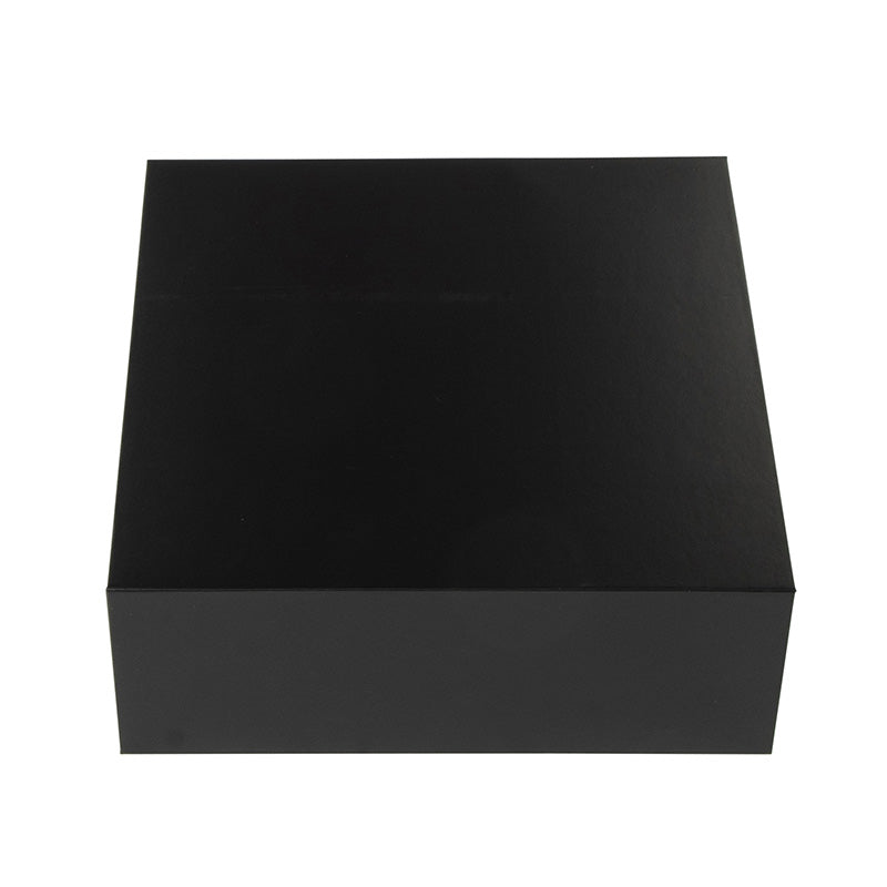 Hamper Box - Square, Magnetic Closure Small, Matt Black
