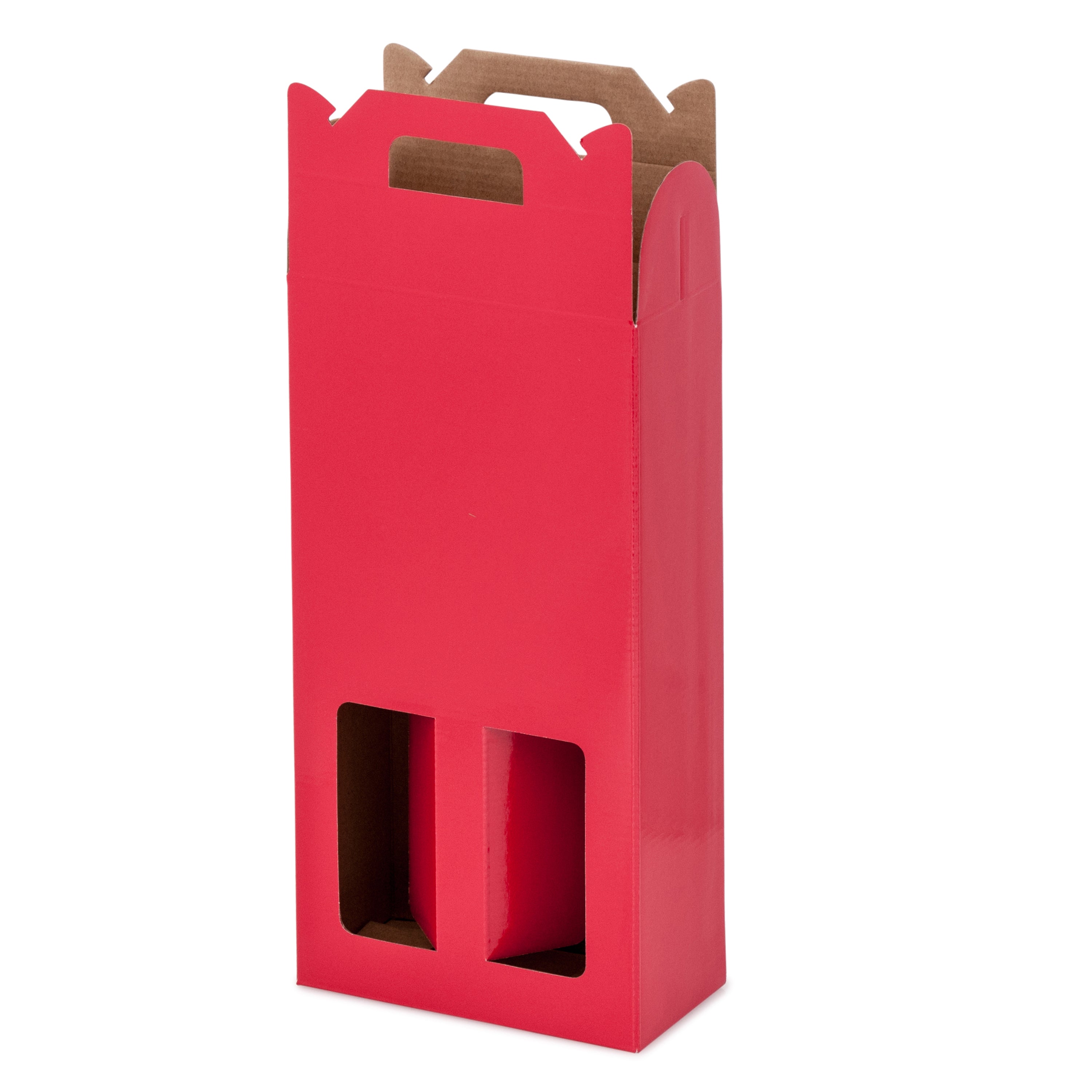 Double Wine Box - Gloss Red