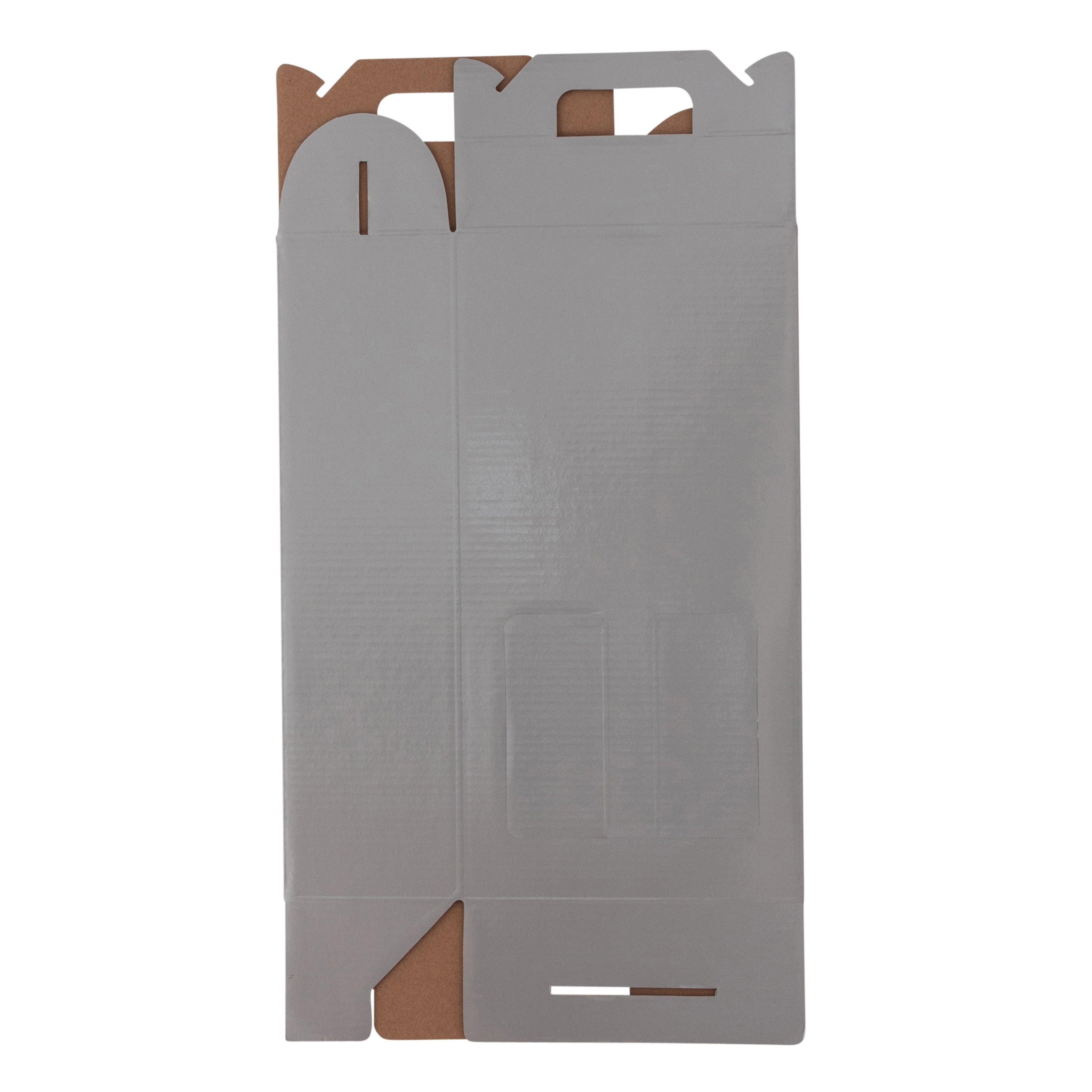 Double Wine Box - Gloss Silver