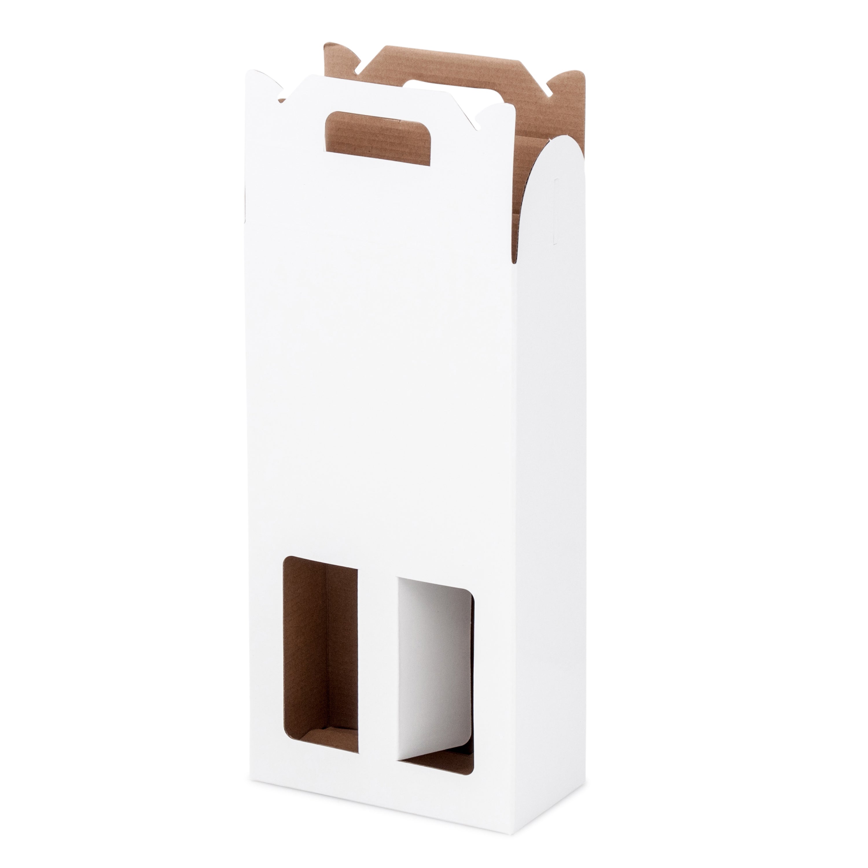 Double Wine Box - Gloss White