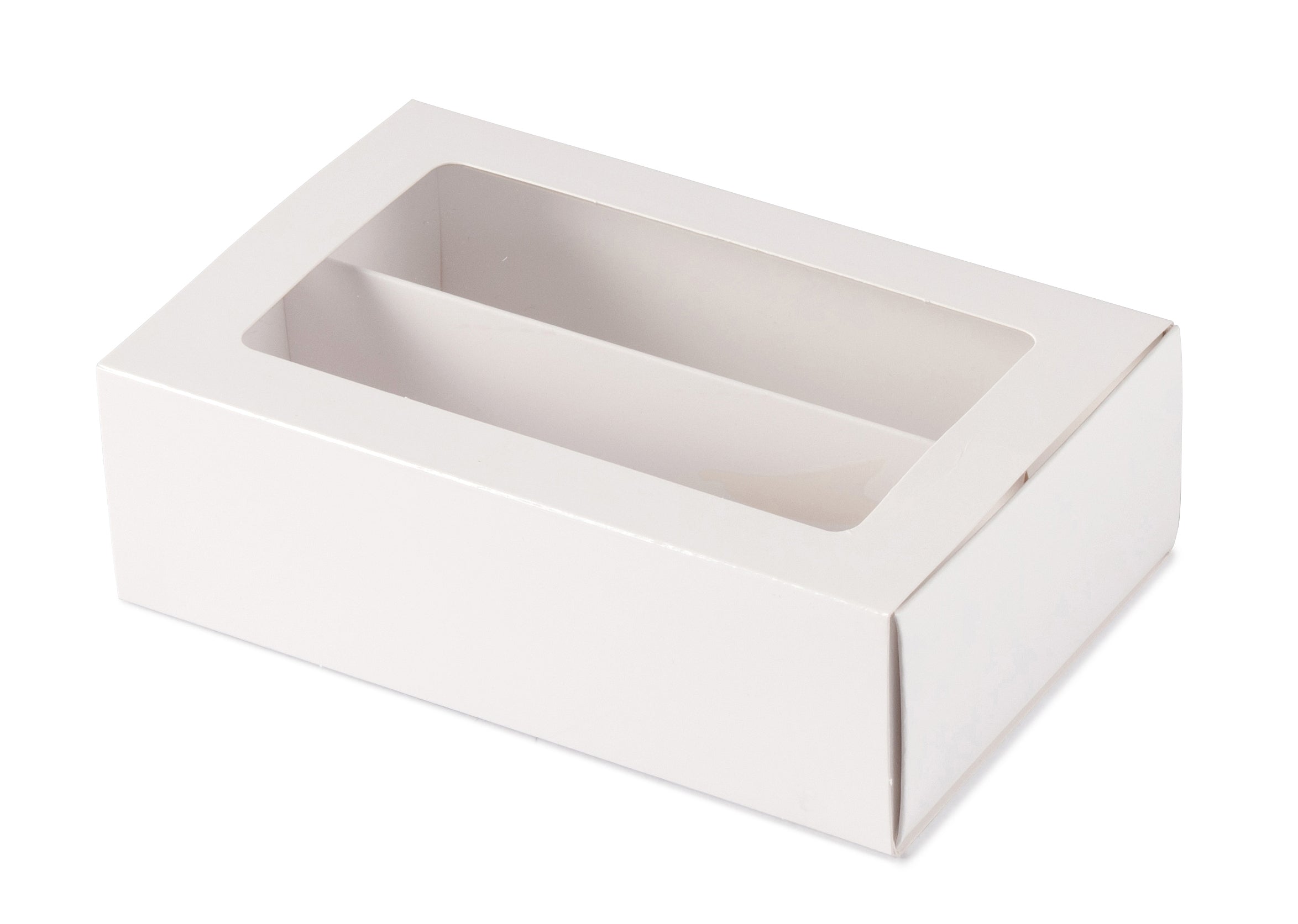 Dozen Macaron Box - Gloss White - Sample