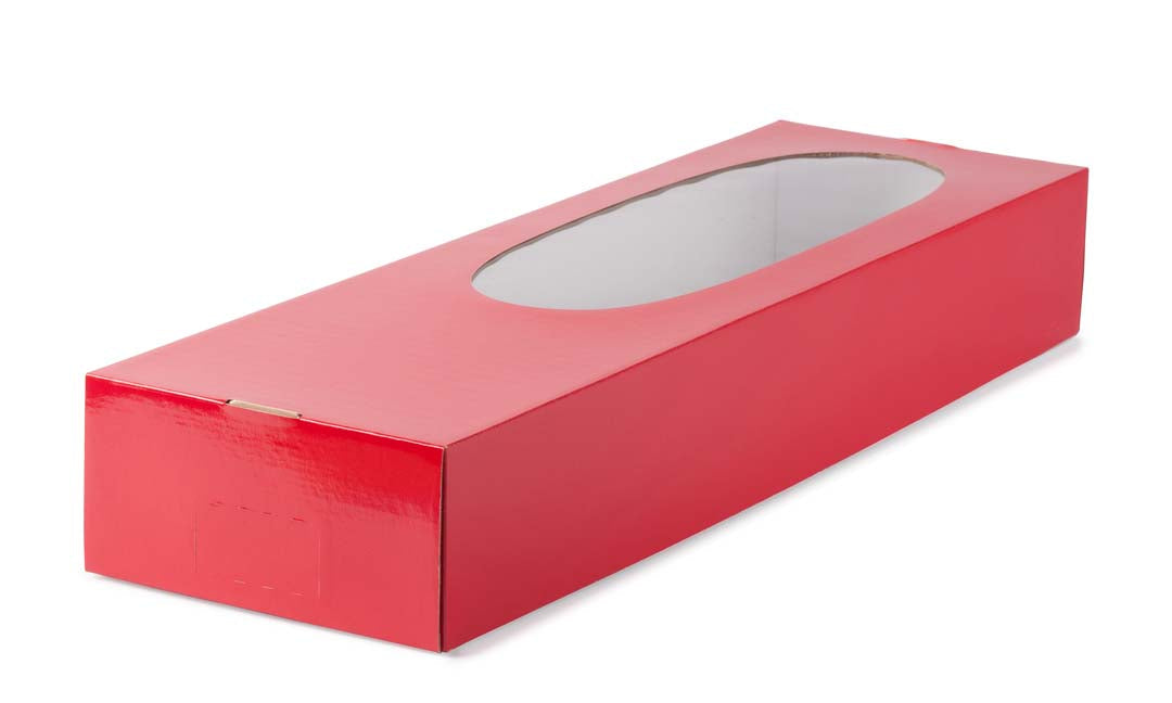 Dozen Rose Window Box - Red