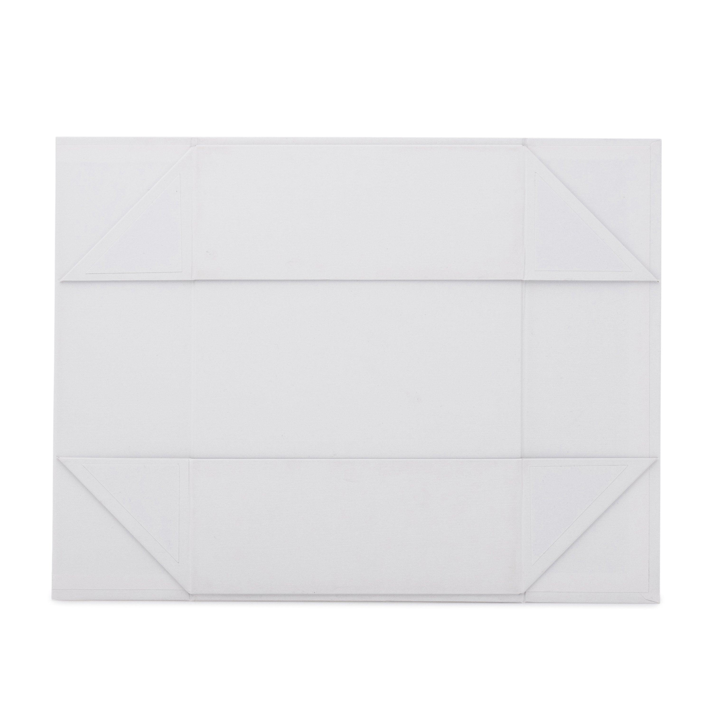 Hamilton Case Box 1 - Matt White Emboss Magnetic Closure