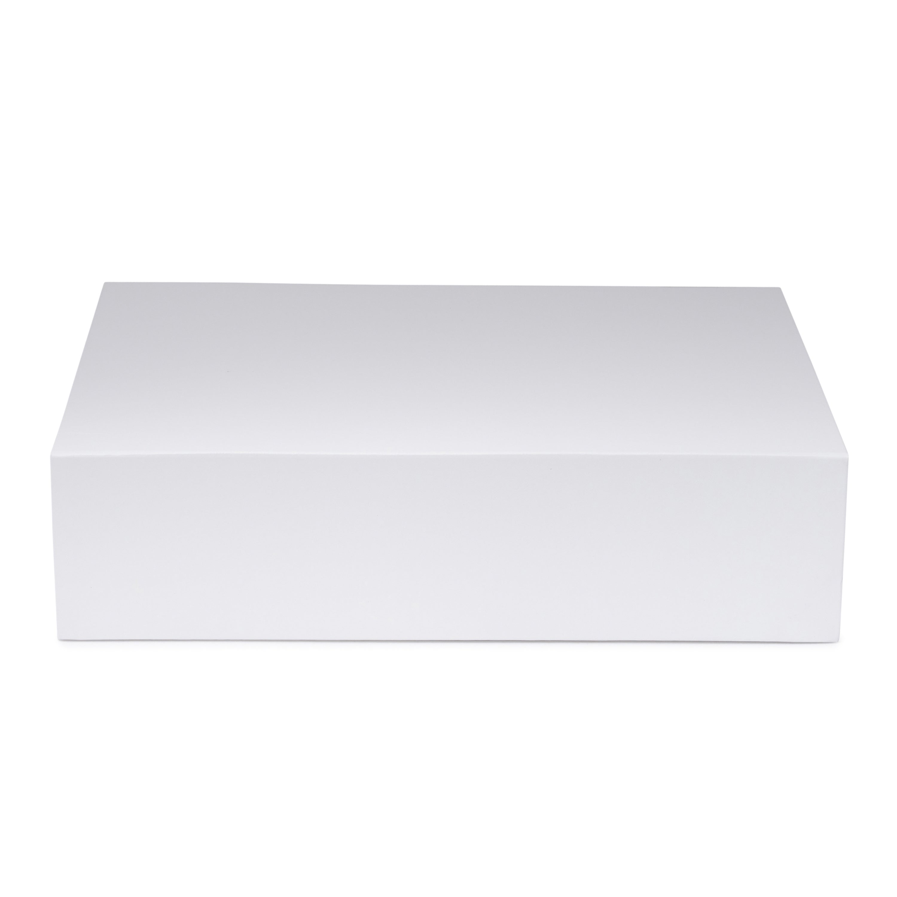 Hamilton Case Box 2 - Matt White Emboss Magnetic Closure - Sample