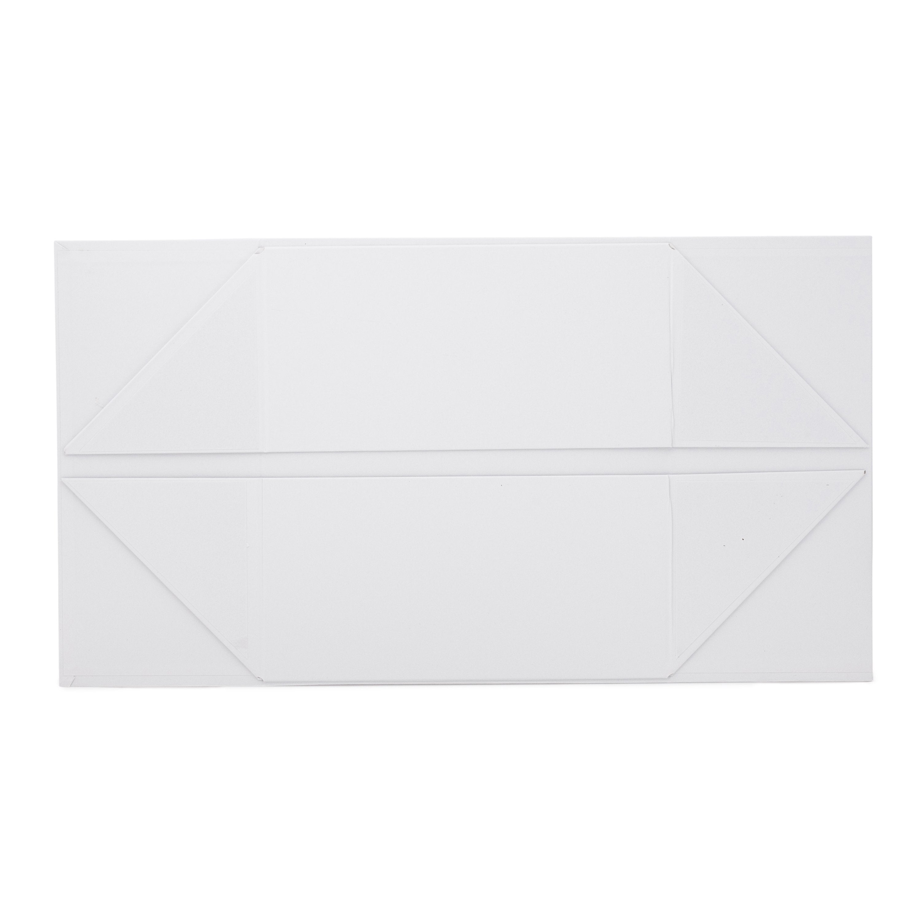 Hamilton Case Box 3 - Matt White Emboss Magnetic Closure