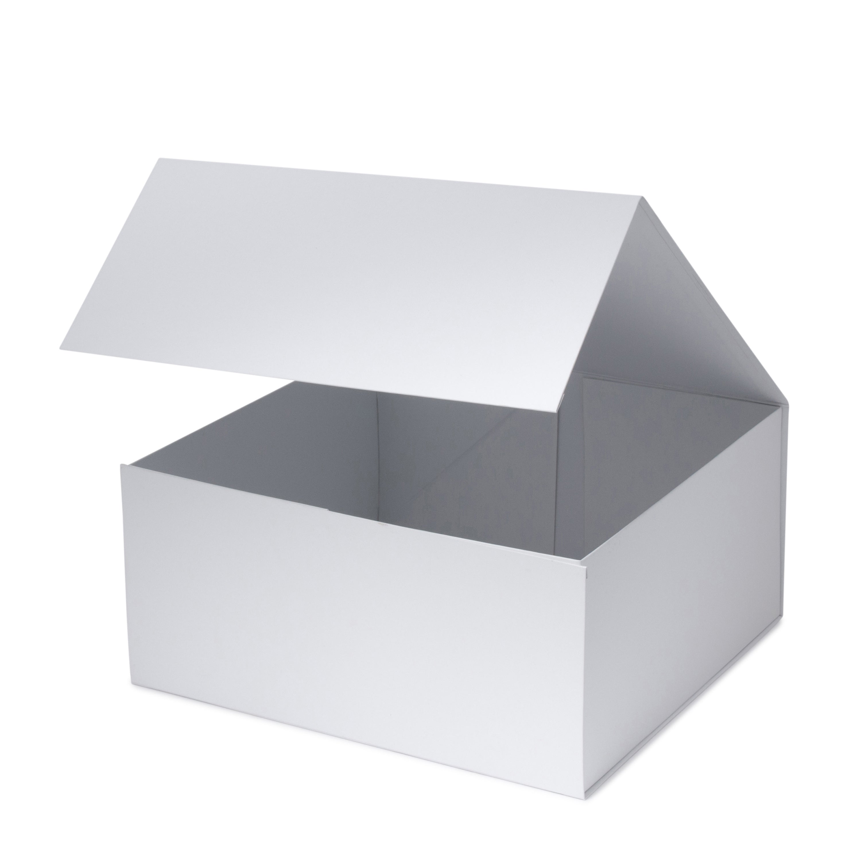 Hamilton Case Box 3 - Matt White Emboss Magnetic Closure