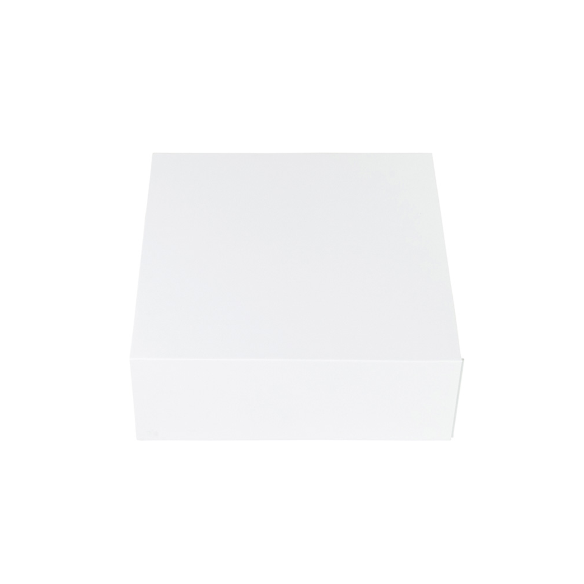 Hamper Box - Rectangle, Magnetic Closure Large, Matt White