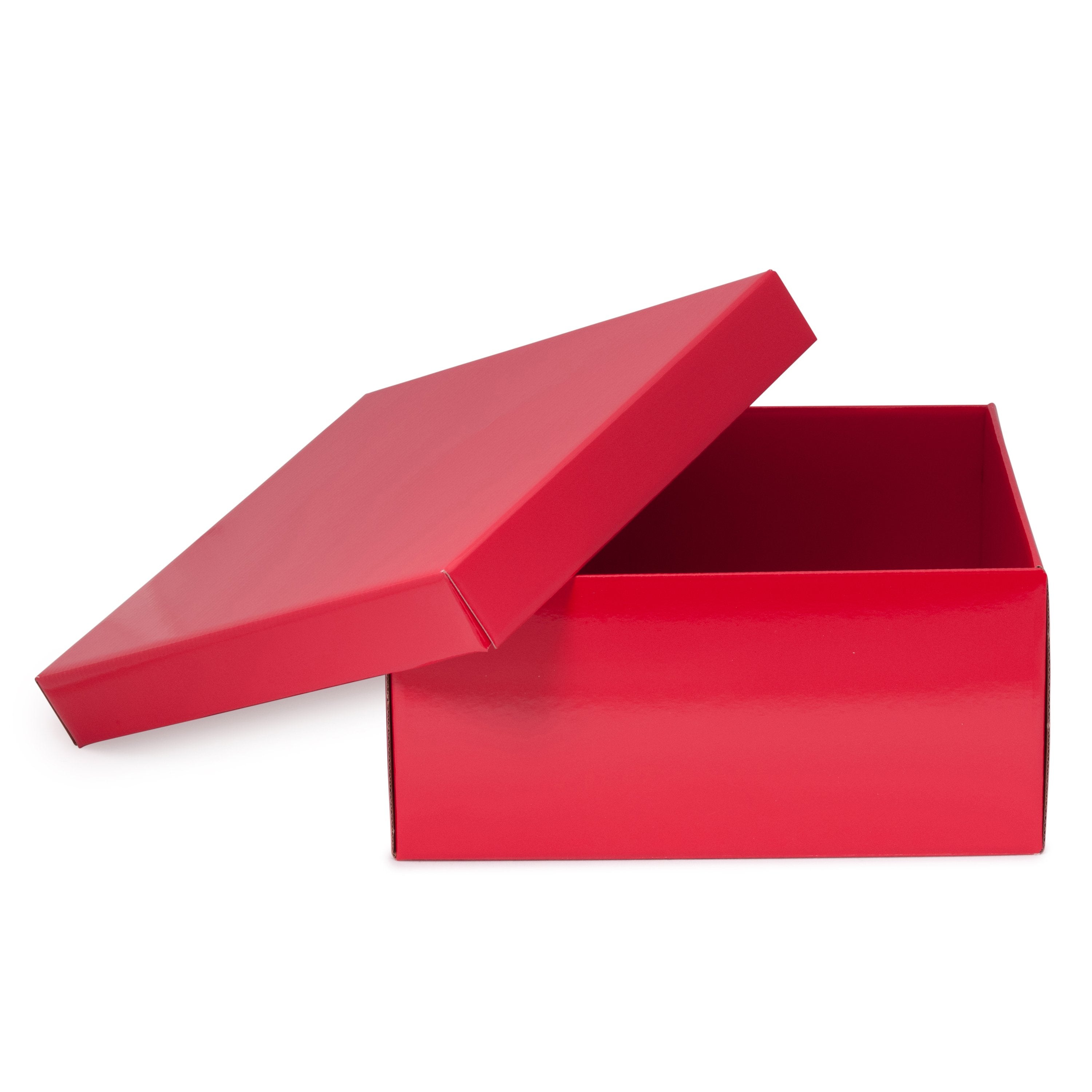 Large Hamper Box - Gloss Red