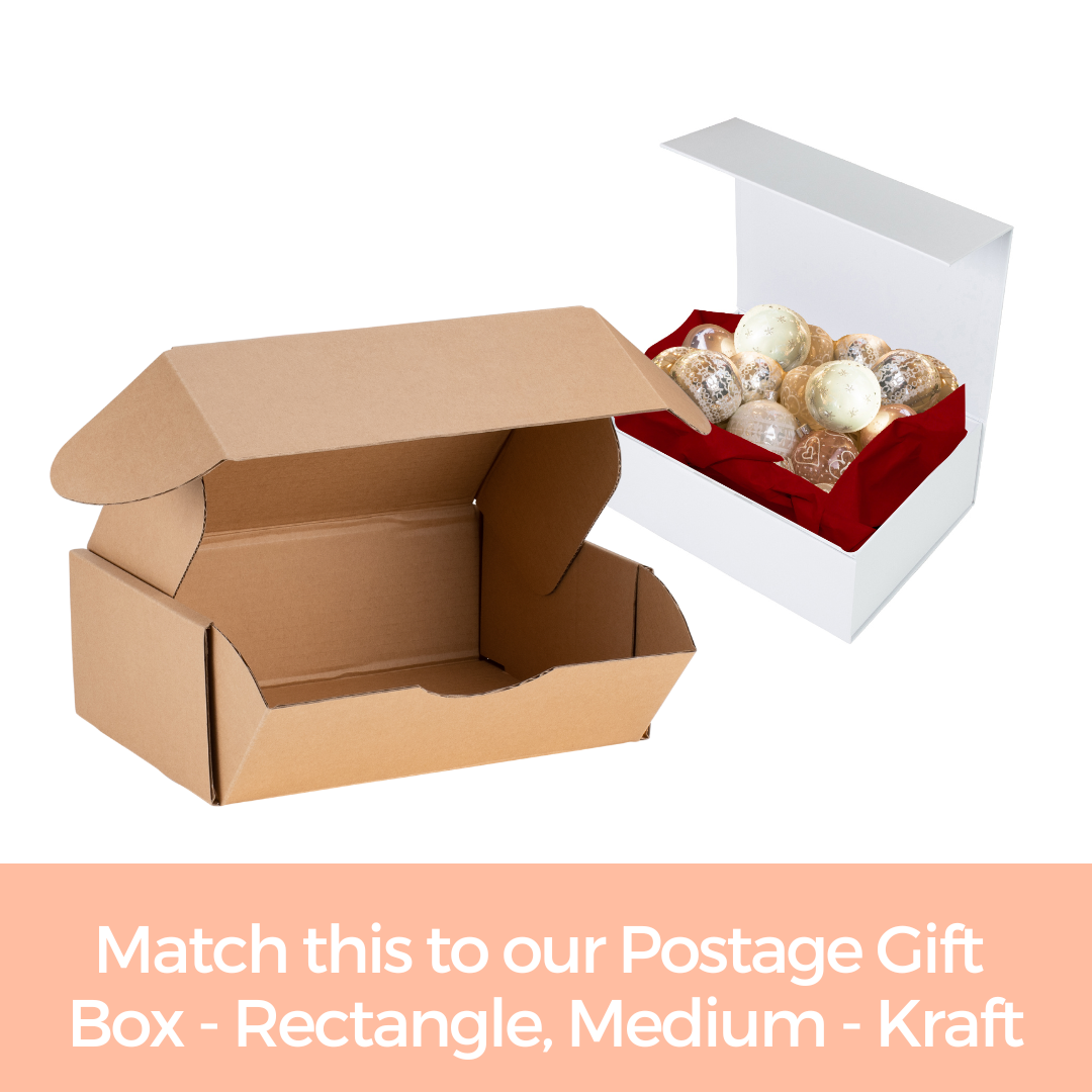 Hamper Box - Rectangle, Magnetic Closure Small, Matt White