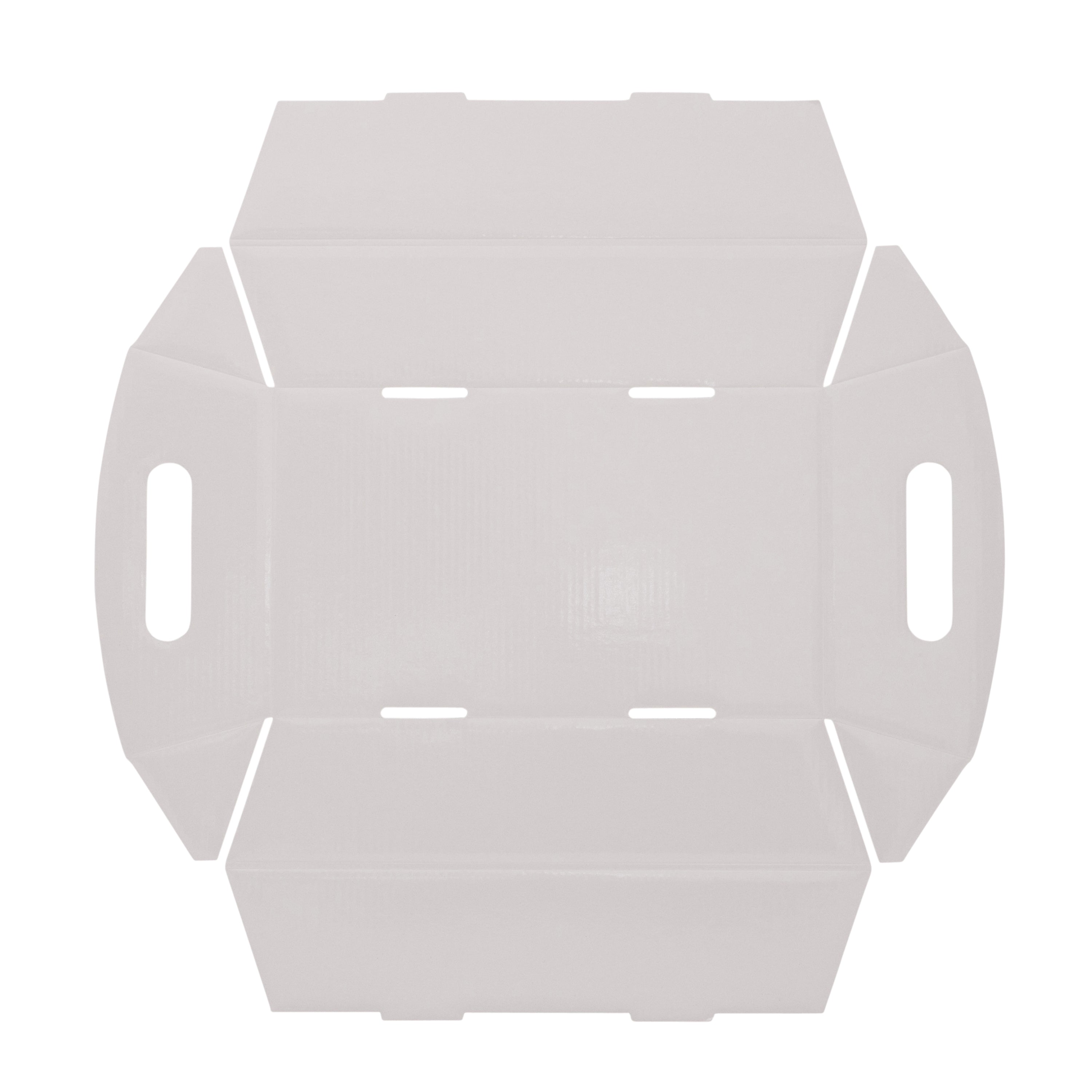 Medium Hamper Tray - Gloss White