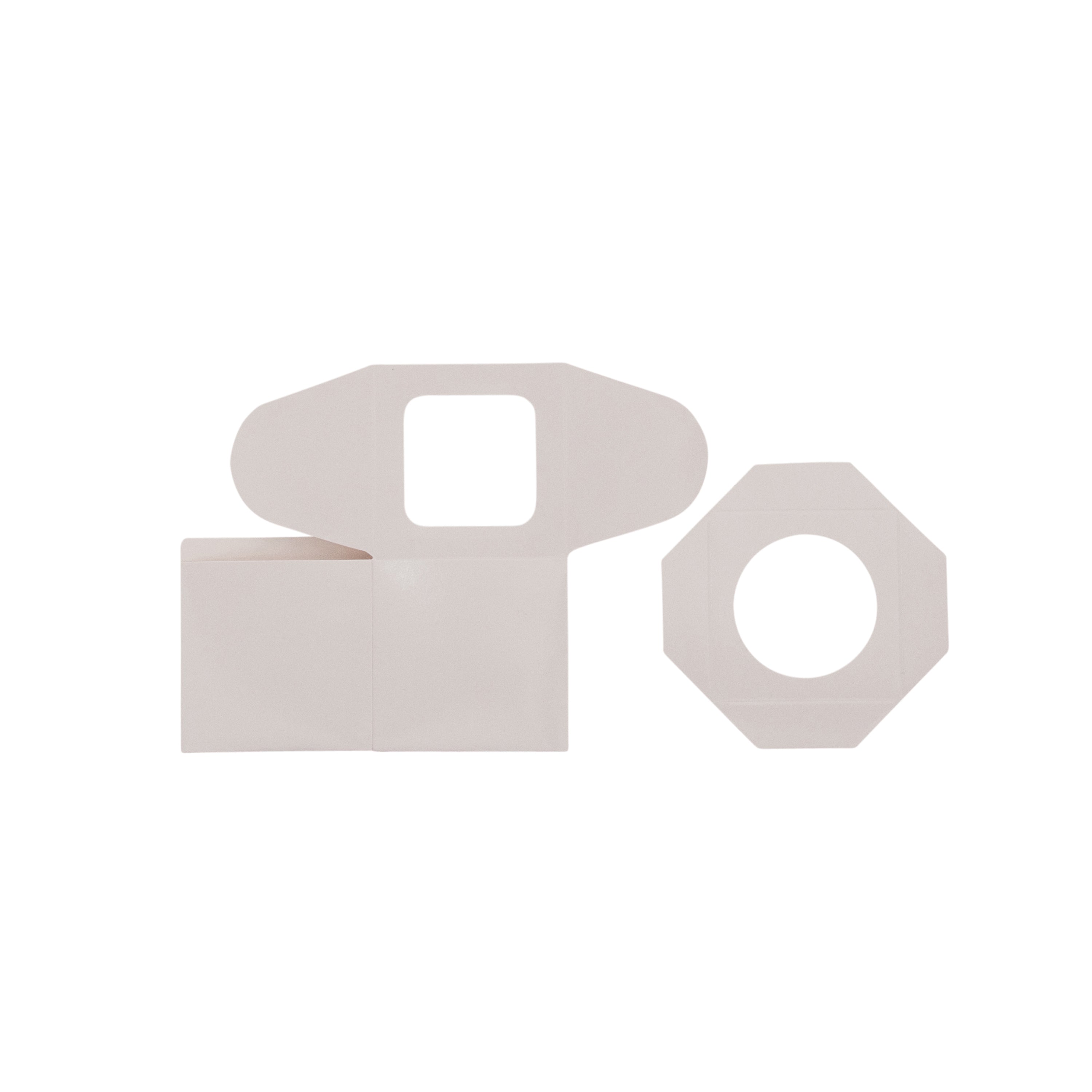 One Cupcake Box - Gloss White