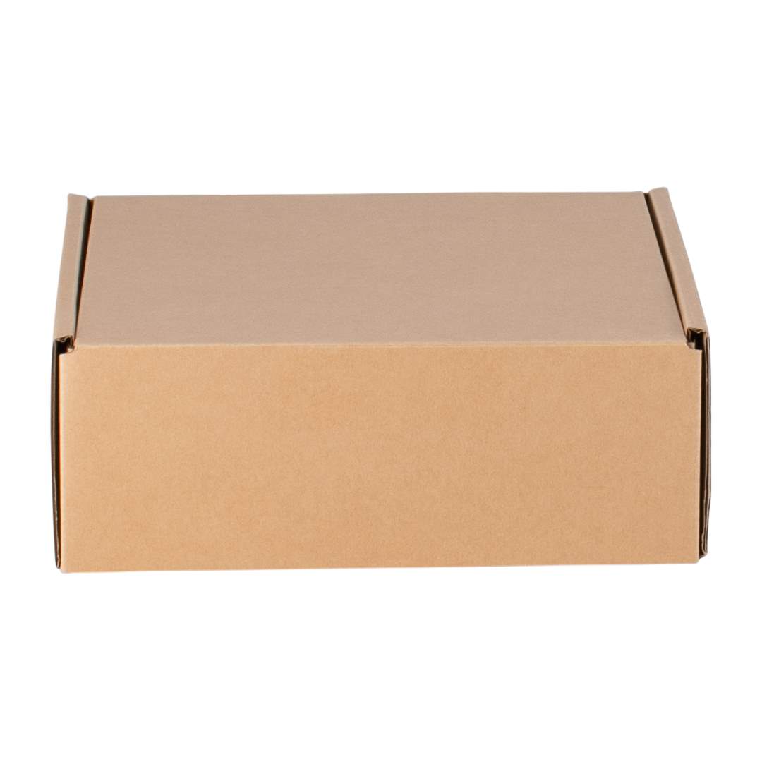 Postage Hamper Box - Square, Deep, Small - Kraft