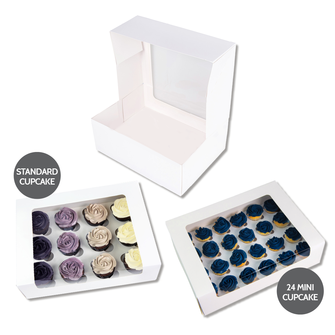 24 Mini Cupcake Box L’Artisan - Gloss White