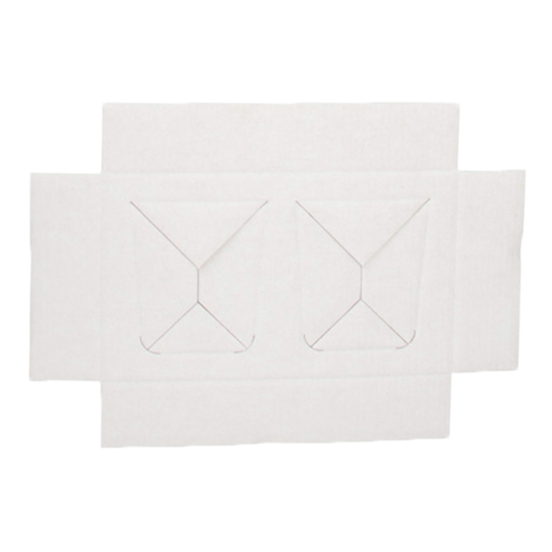 Gift Shipper Box – Candle Jar Medium Rectangle with Insert - Gloss White